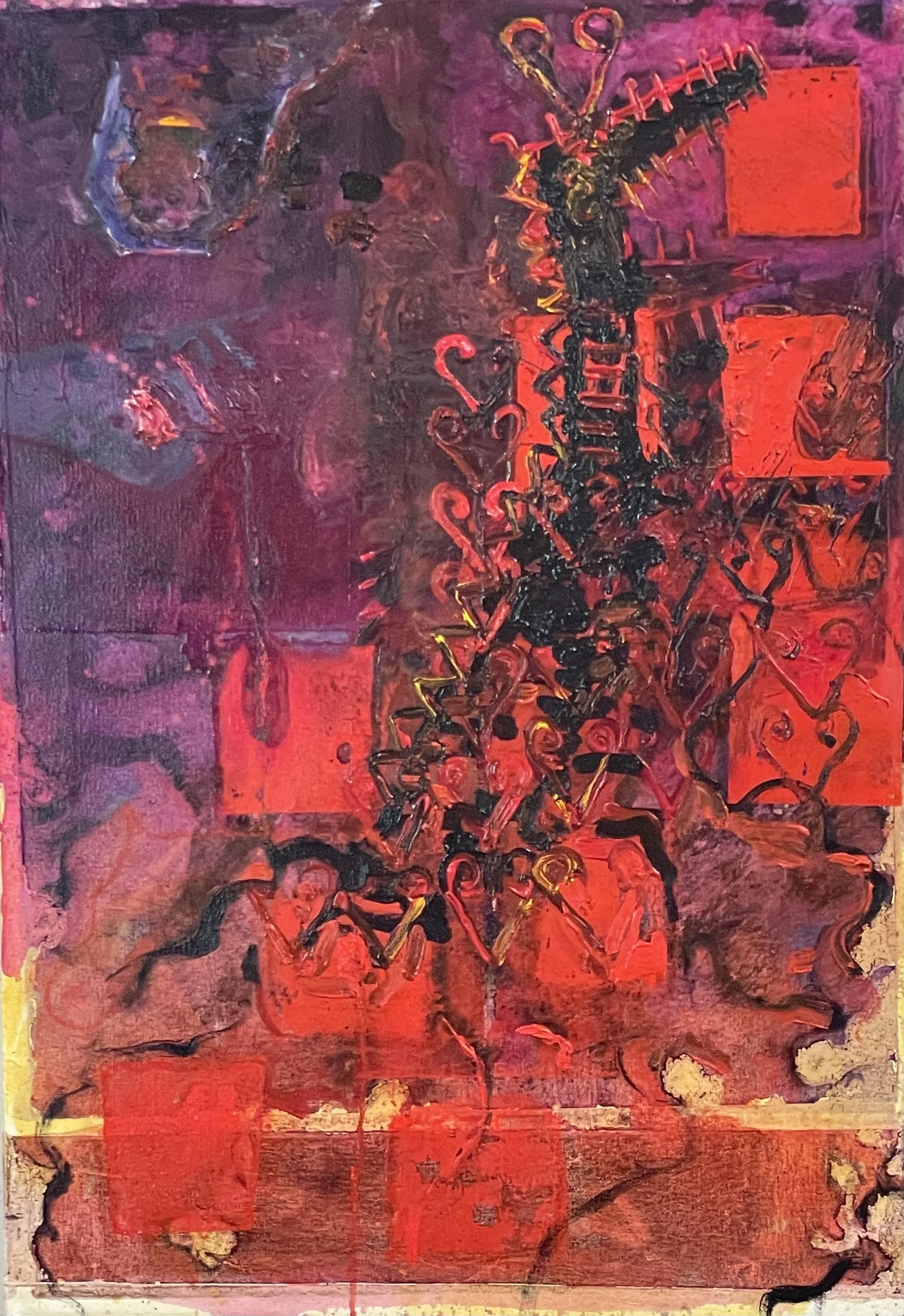 209FF 16/April 18, 2021, 20"x29", oil on canvas, 2021