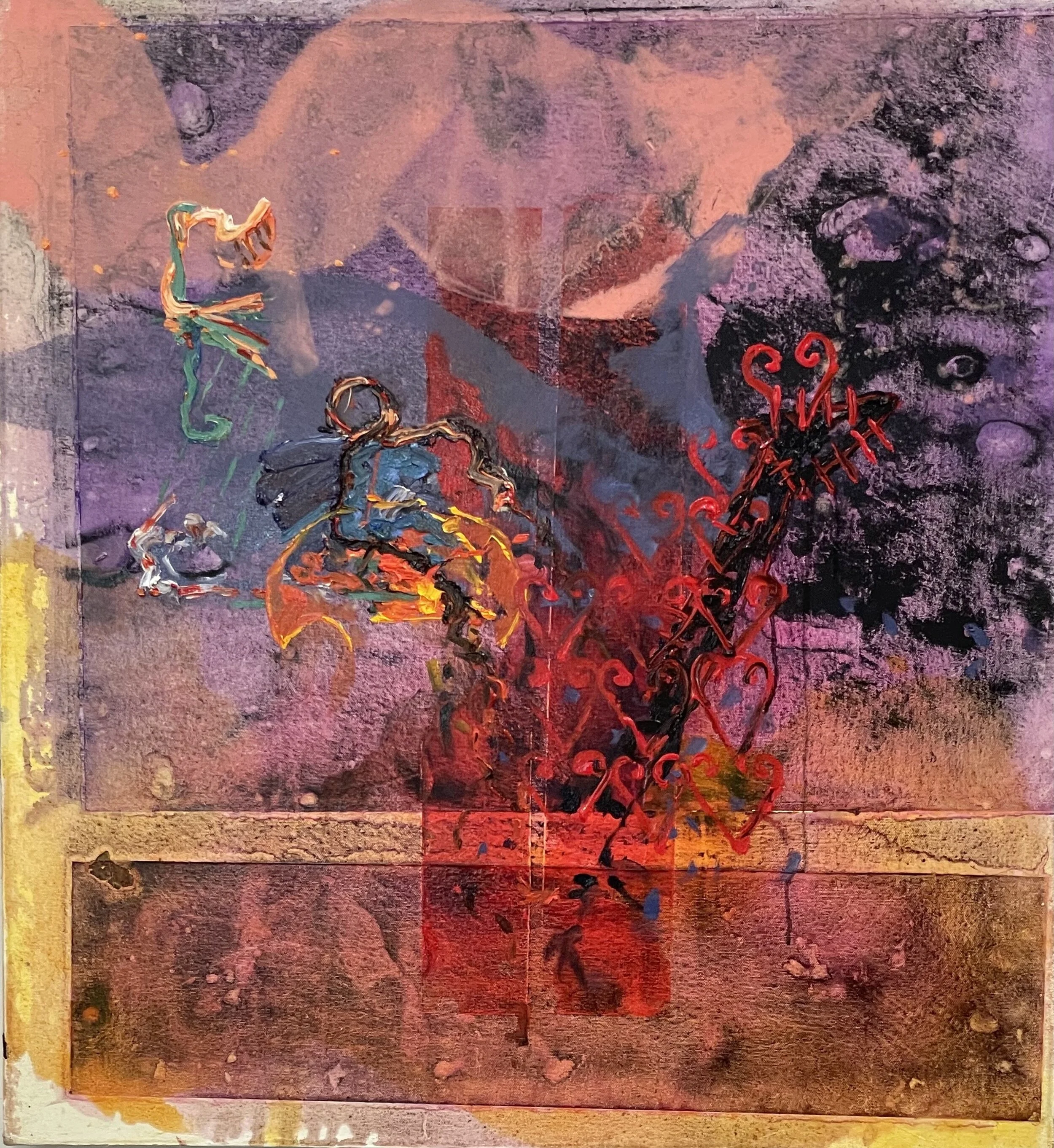209FF 13/April 6, 2021, 26"x28", oil on canvas, 2021