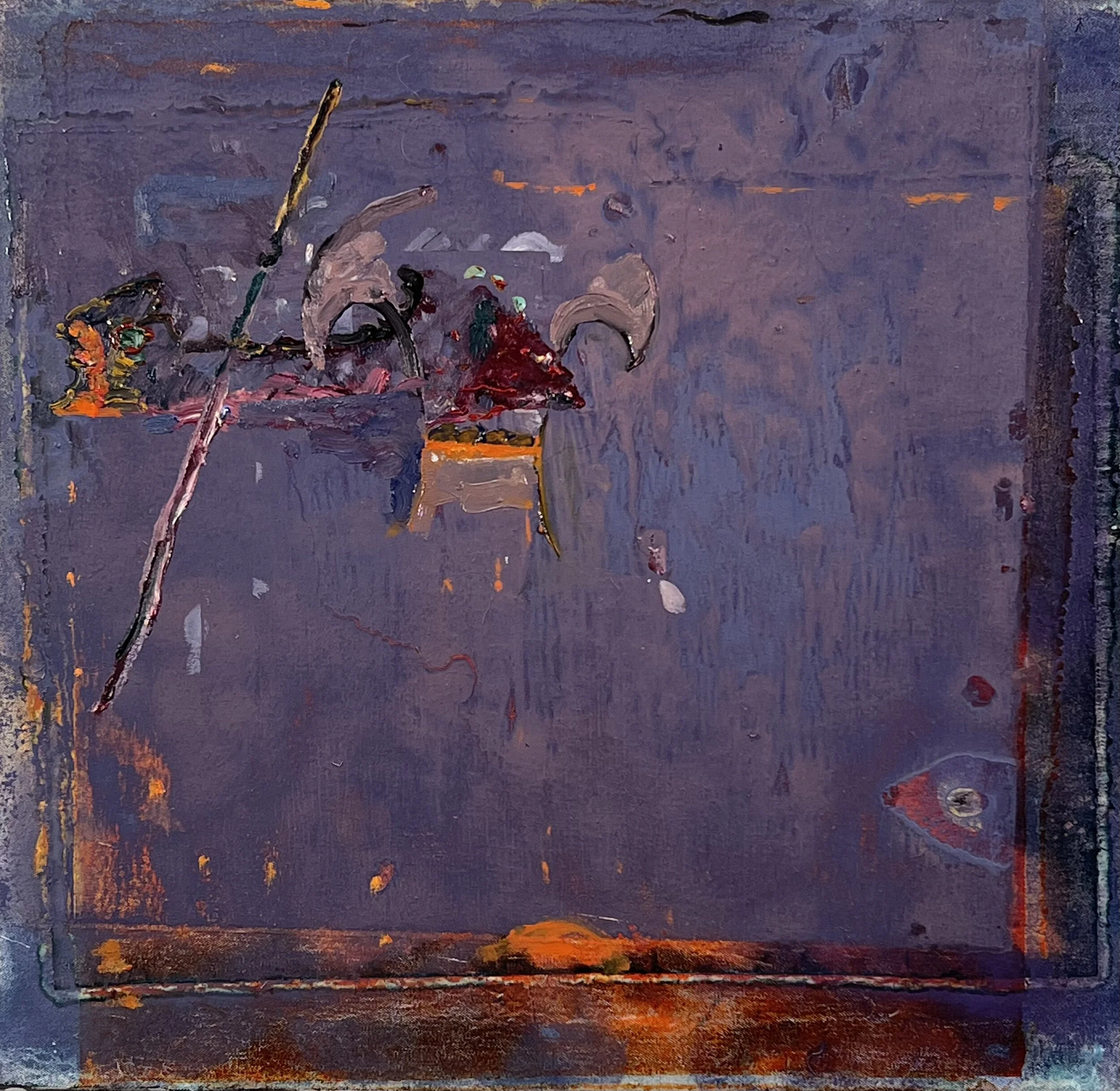 209FF 18, oil on canvas, 23"x22", 2021