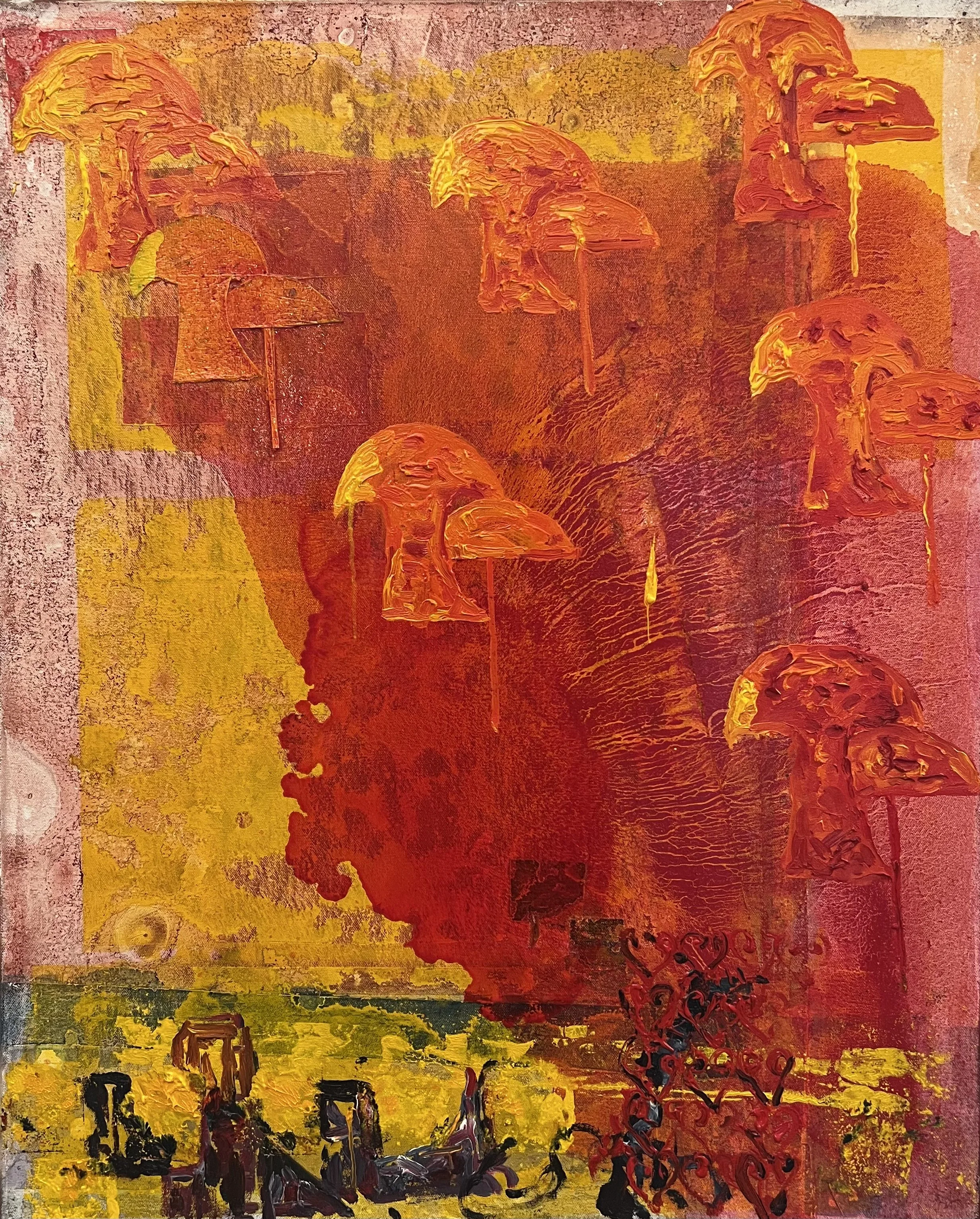 209FF 28, oil on canvas, 24'x30', 2021