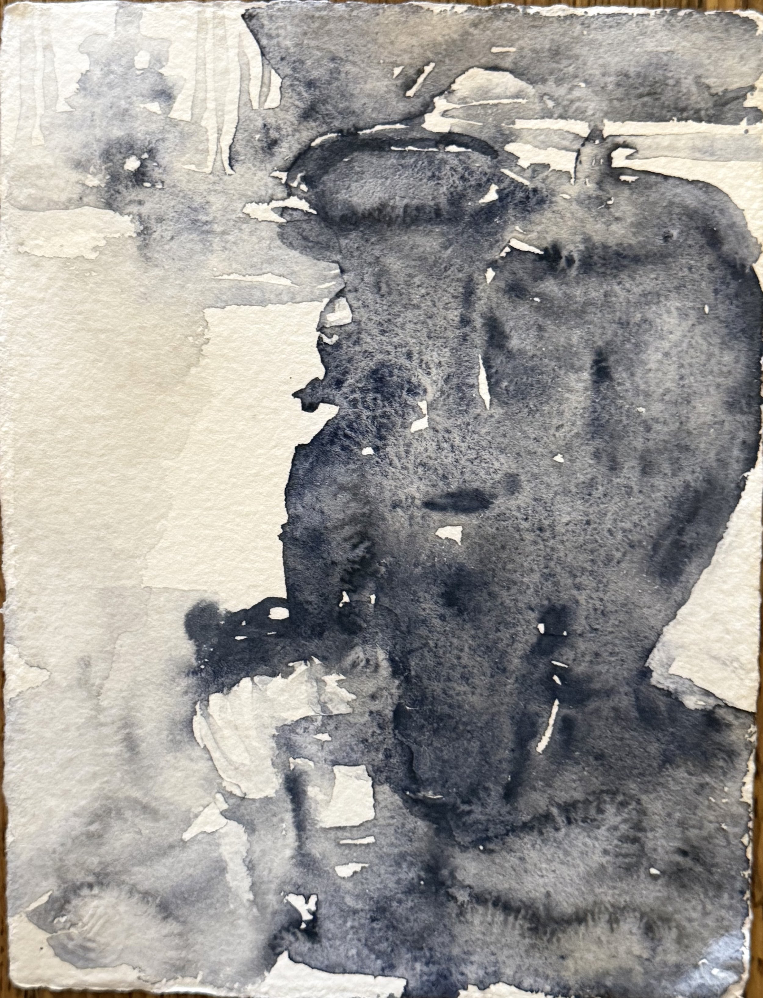 535.19_1.15.26, 8"x6", watercolor on paper, 2026