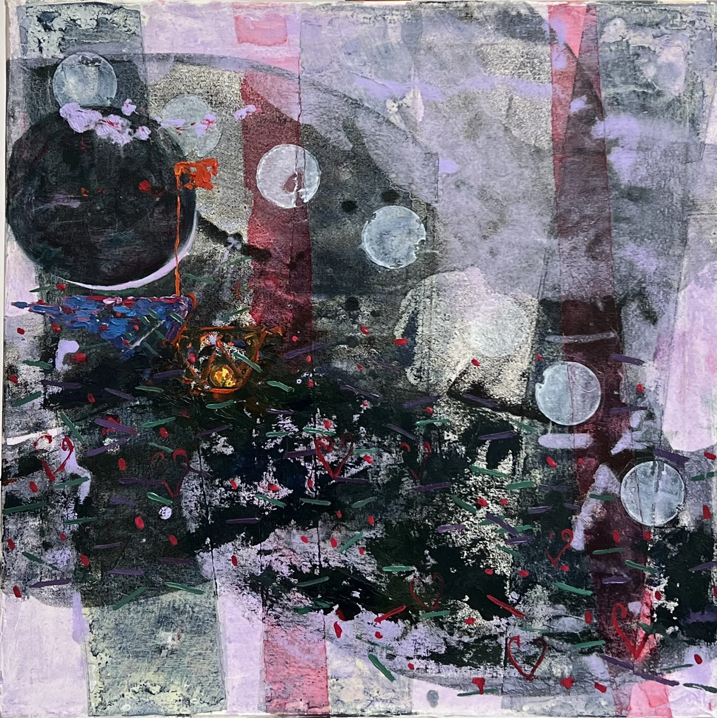 209FF 34, oil on canvas, 26"x26", 2022