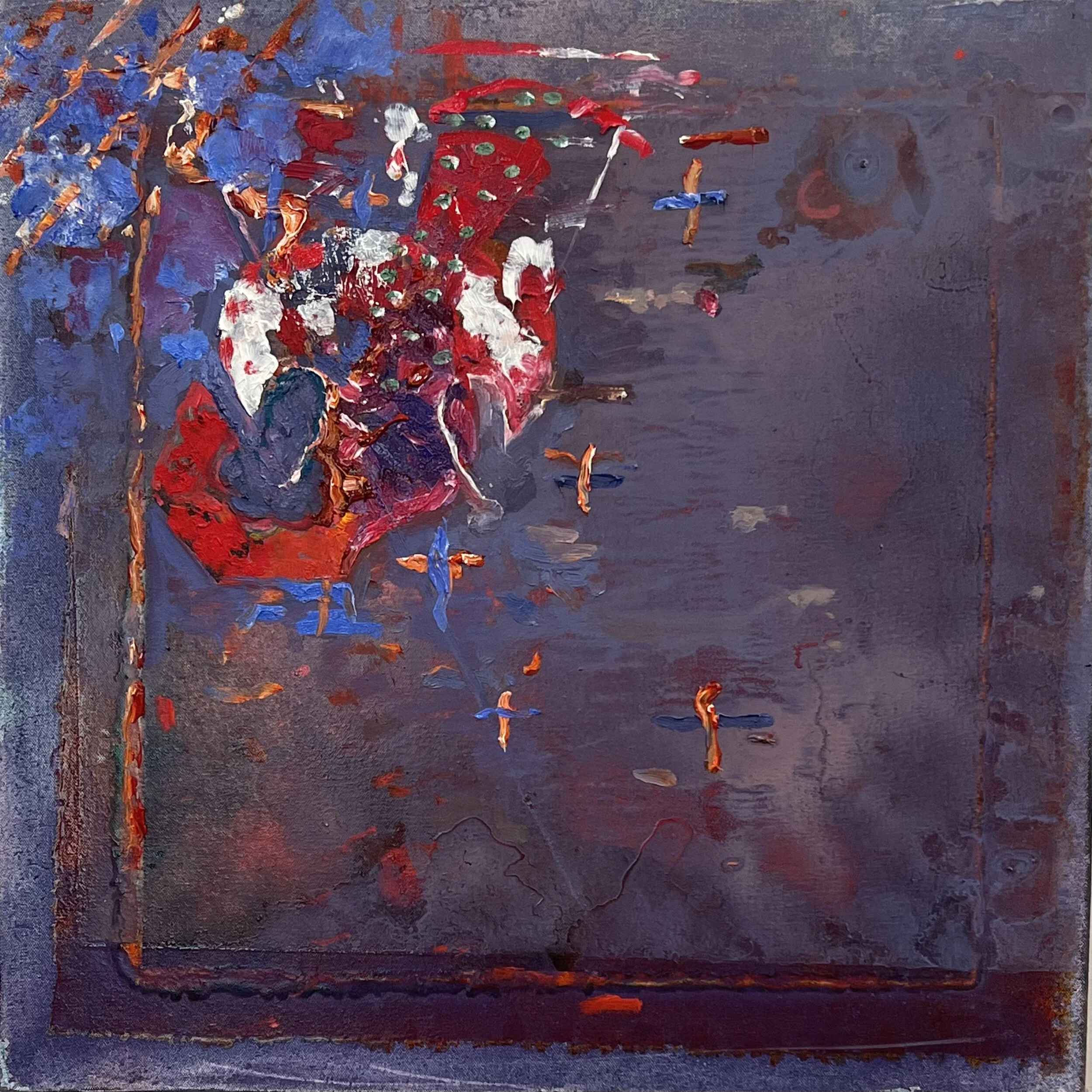 209FF 20, oil on canvas, 22"x22", 2021