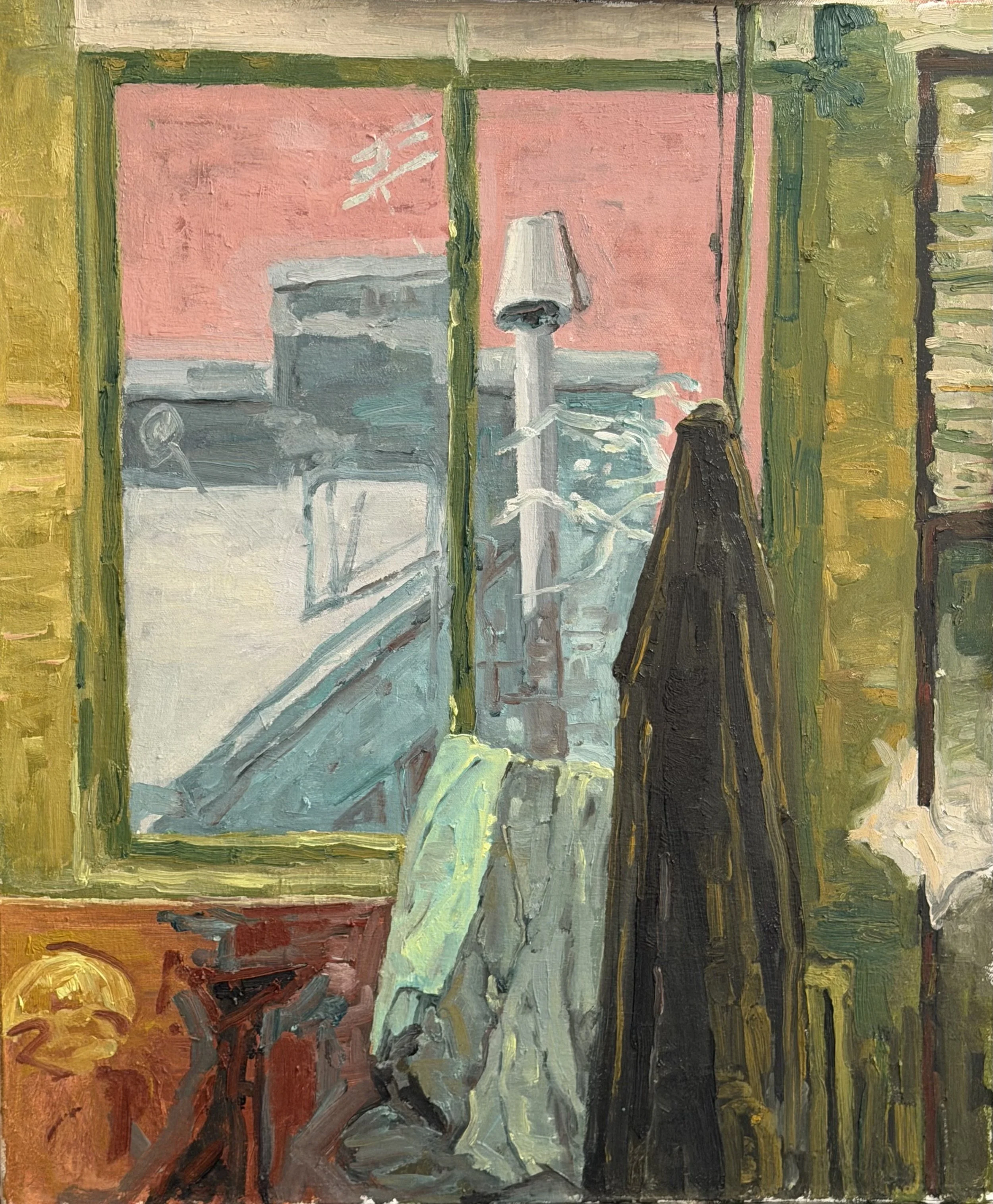 345.December Studio(26), 24"x20", oil on canvas, 2025