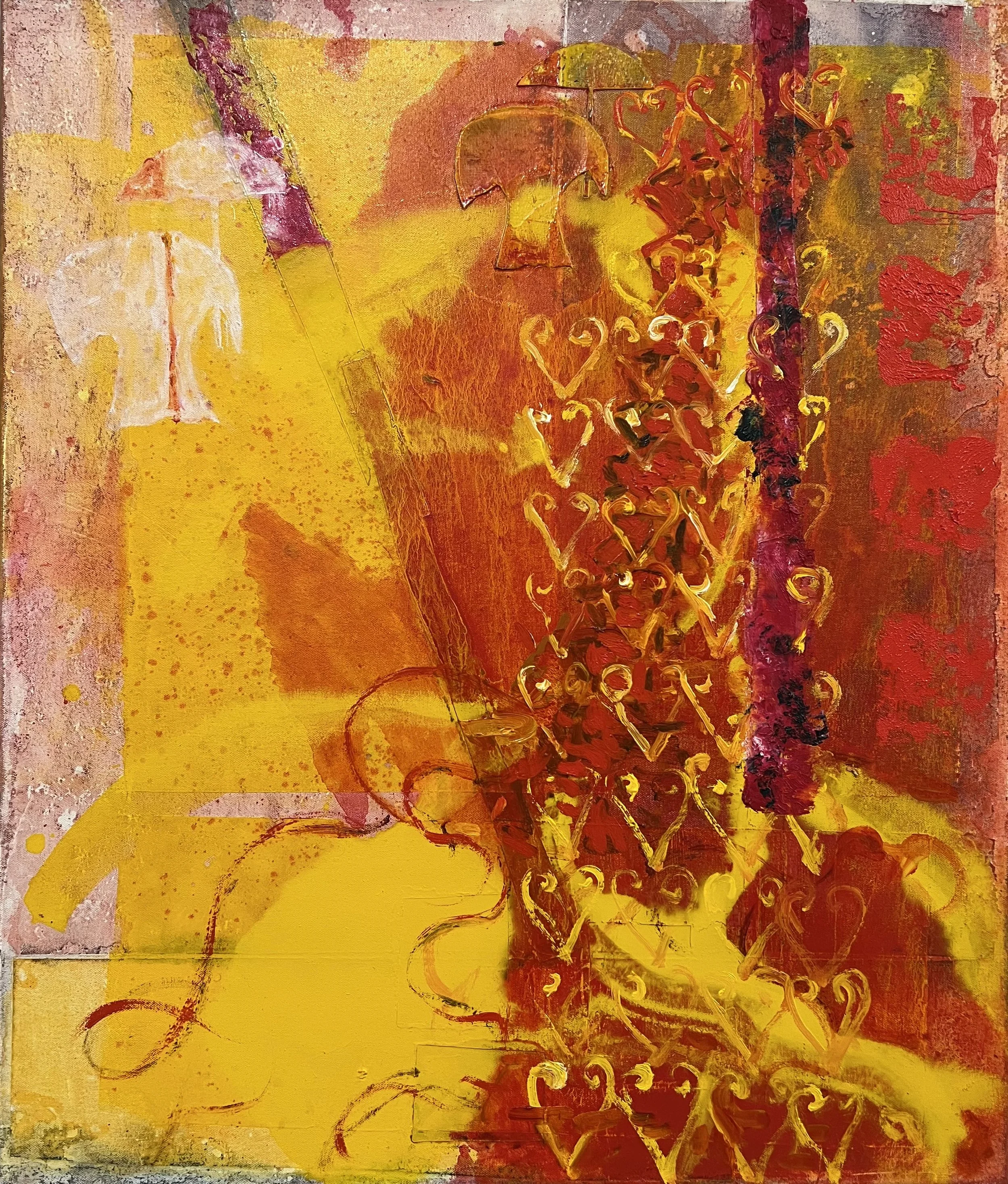 209FF 29, oil on canvas, 24"x30", 2021