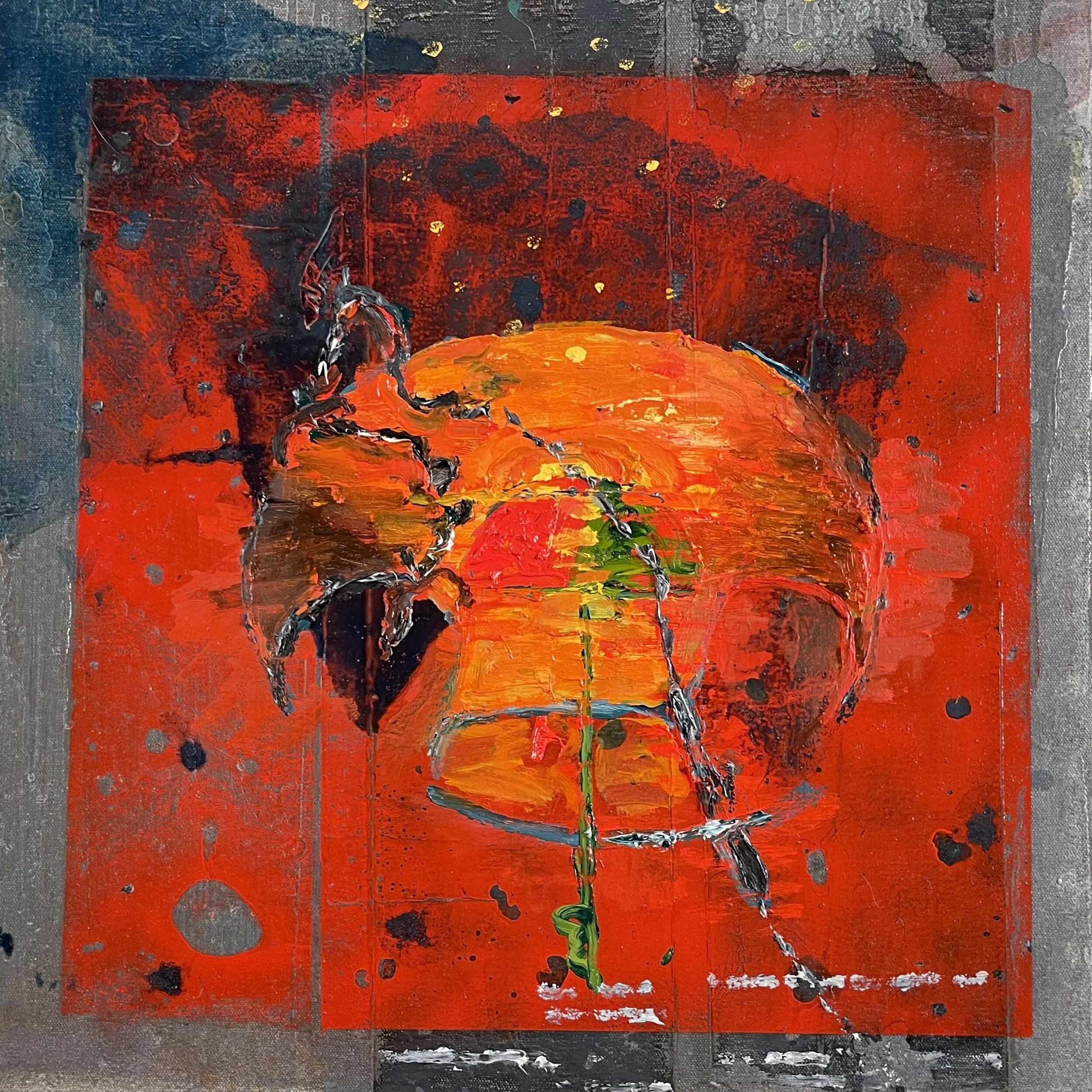 209FF 4, oil on canvas, 18"x18", 2021