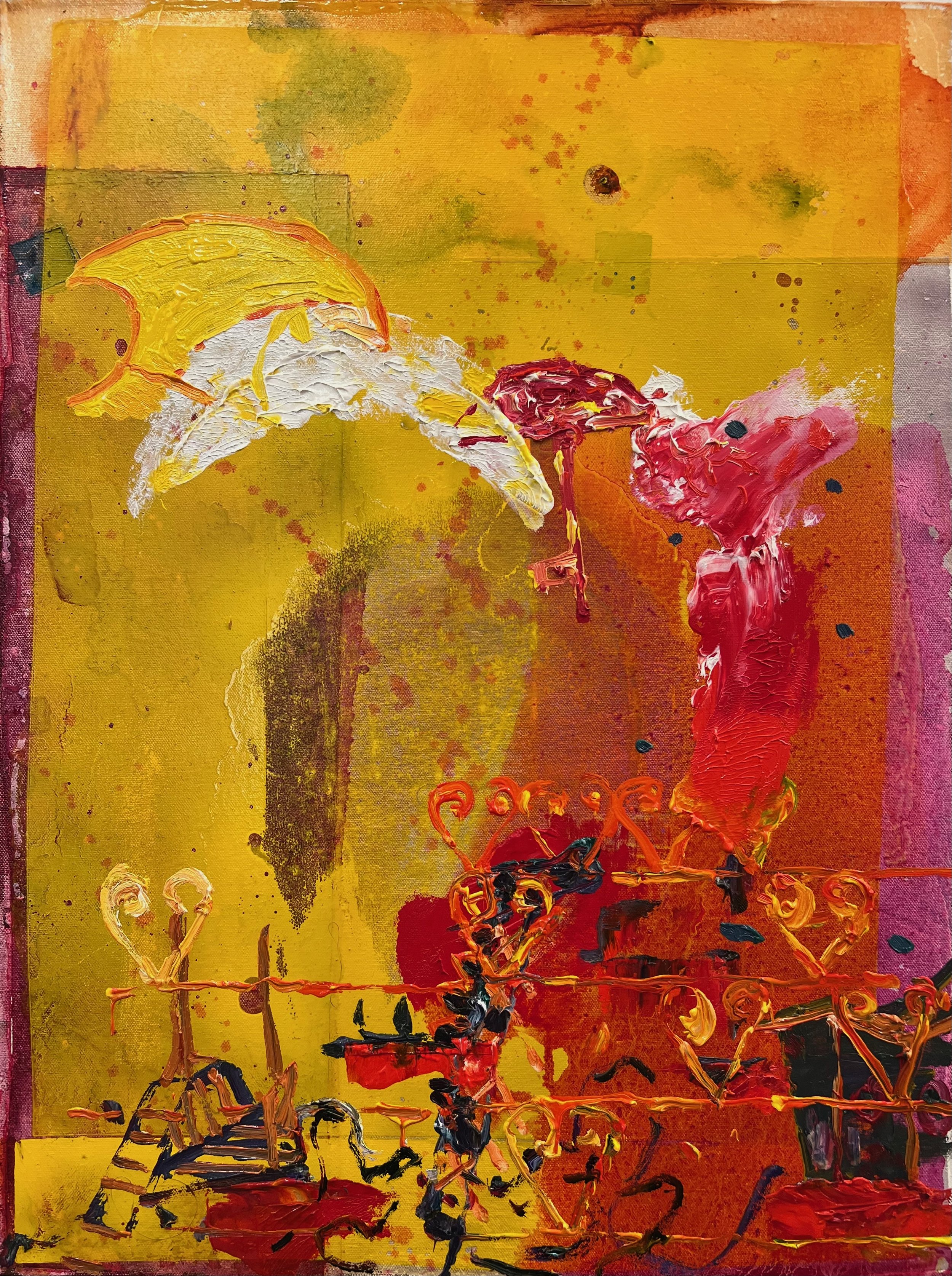 209FF 26, oil on canvas, 18"x24", 2021