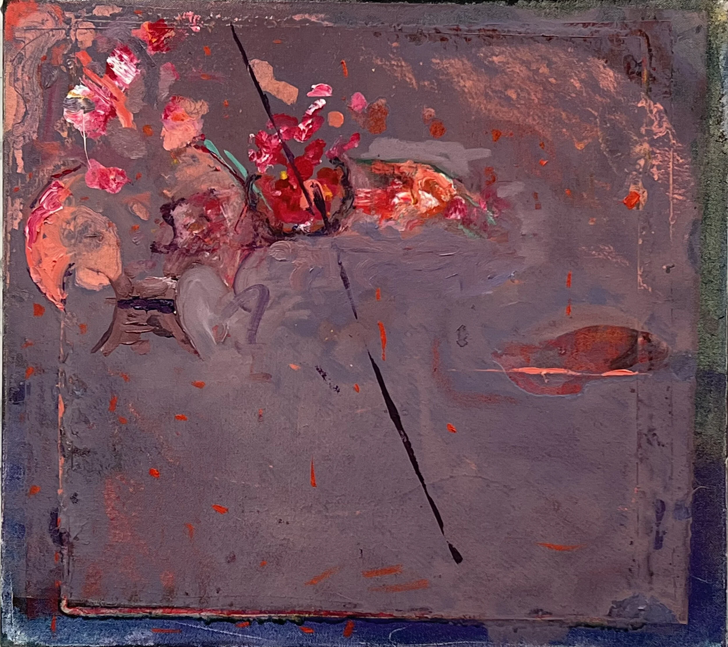 209FF 19, oil on canvas, 20"x18", 2021