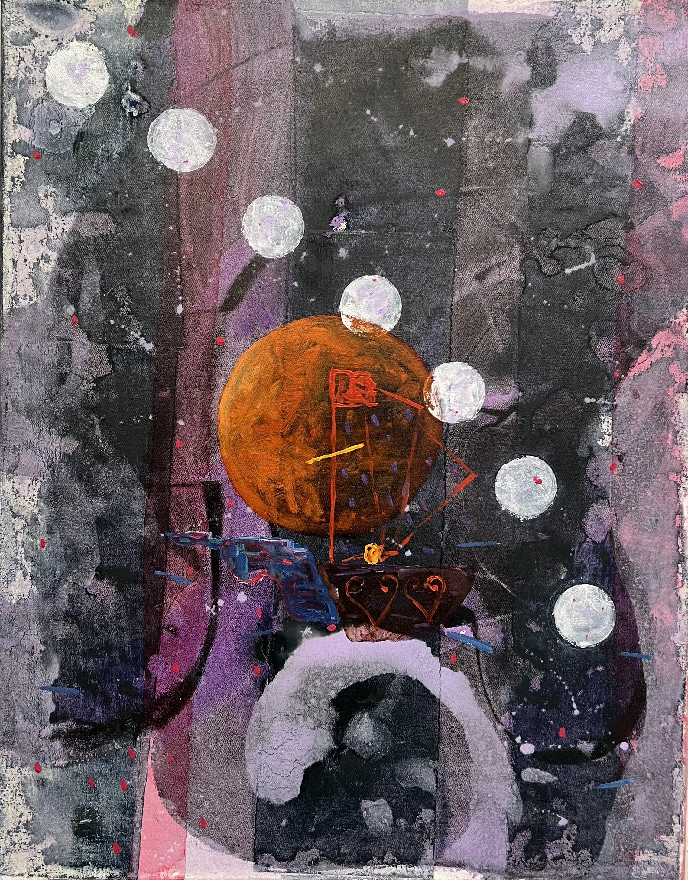 209FF 41, oil on canvas, 26"x33", 2022
