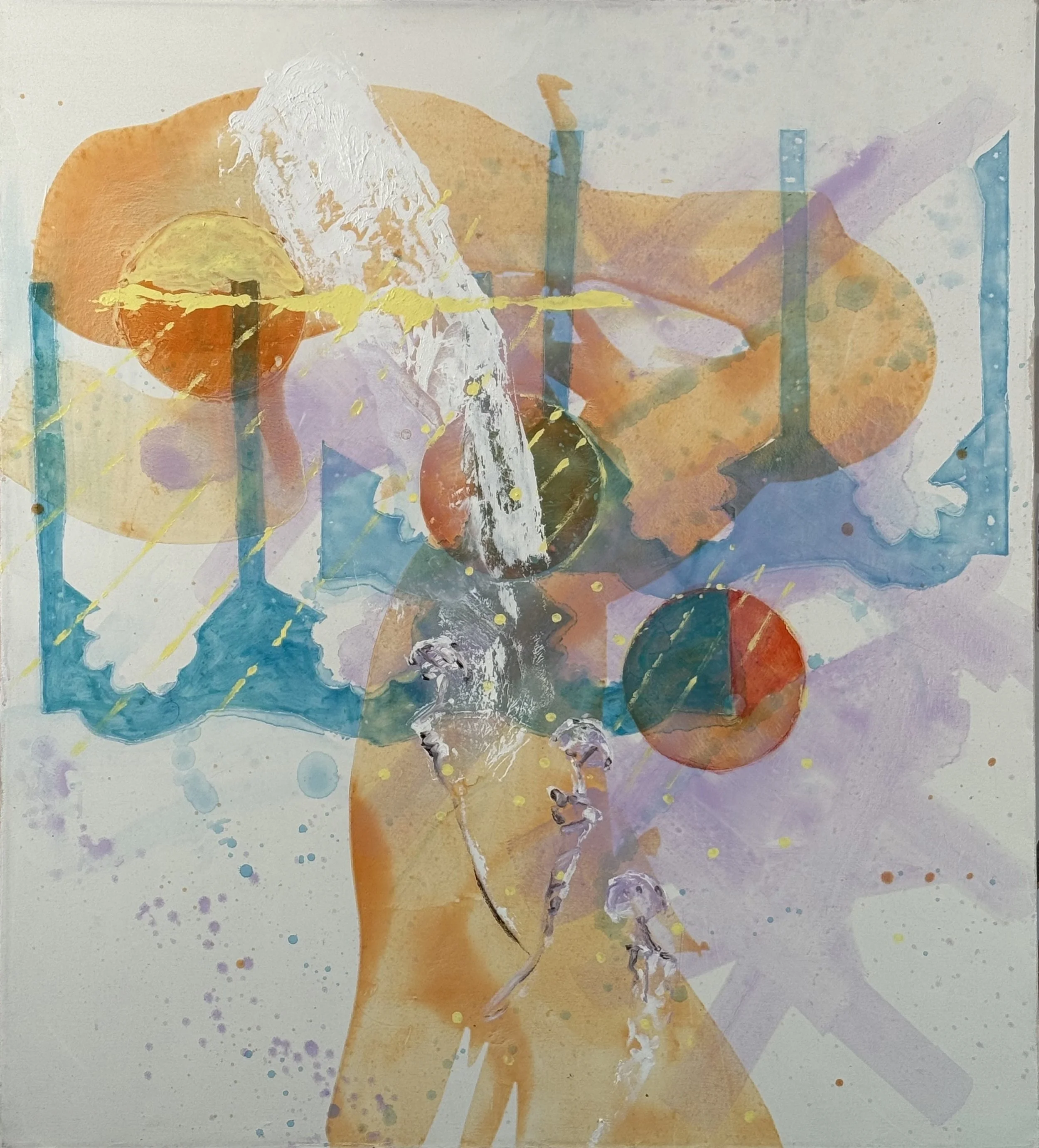 345.Season on the Line(8), 40"x36", oil on canvas, 2025