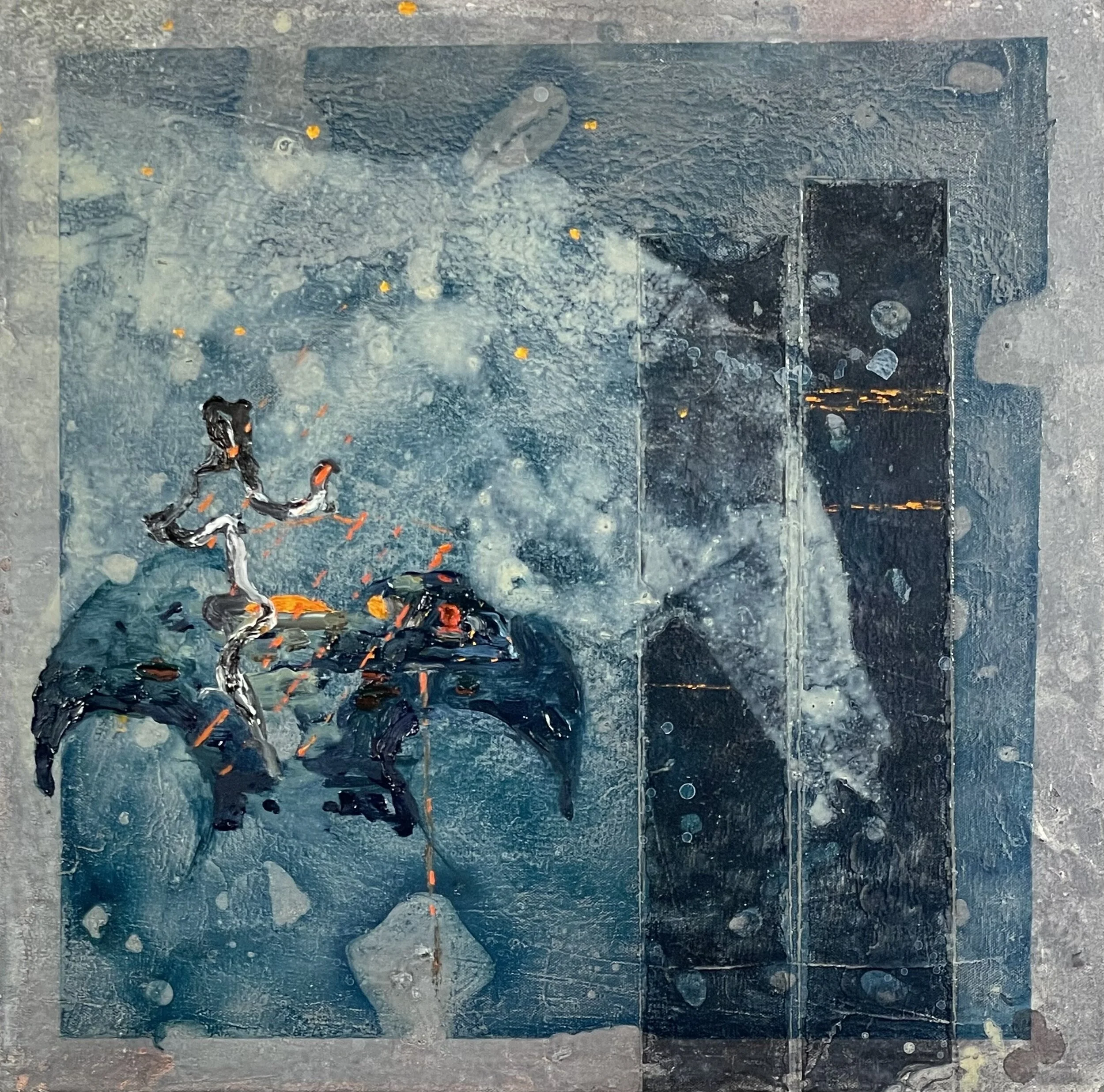 209FF 6, oil on canvas, 20"x20", 2021