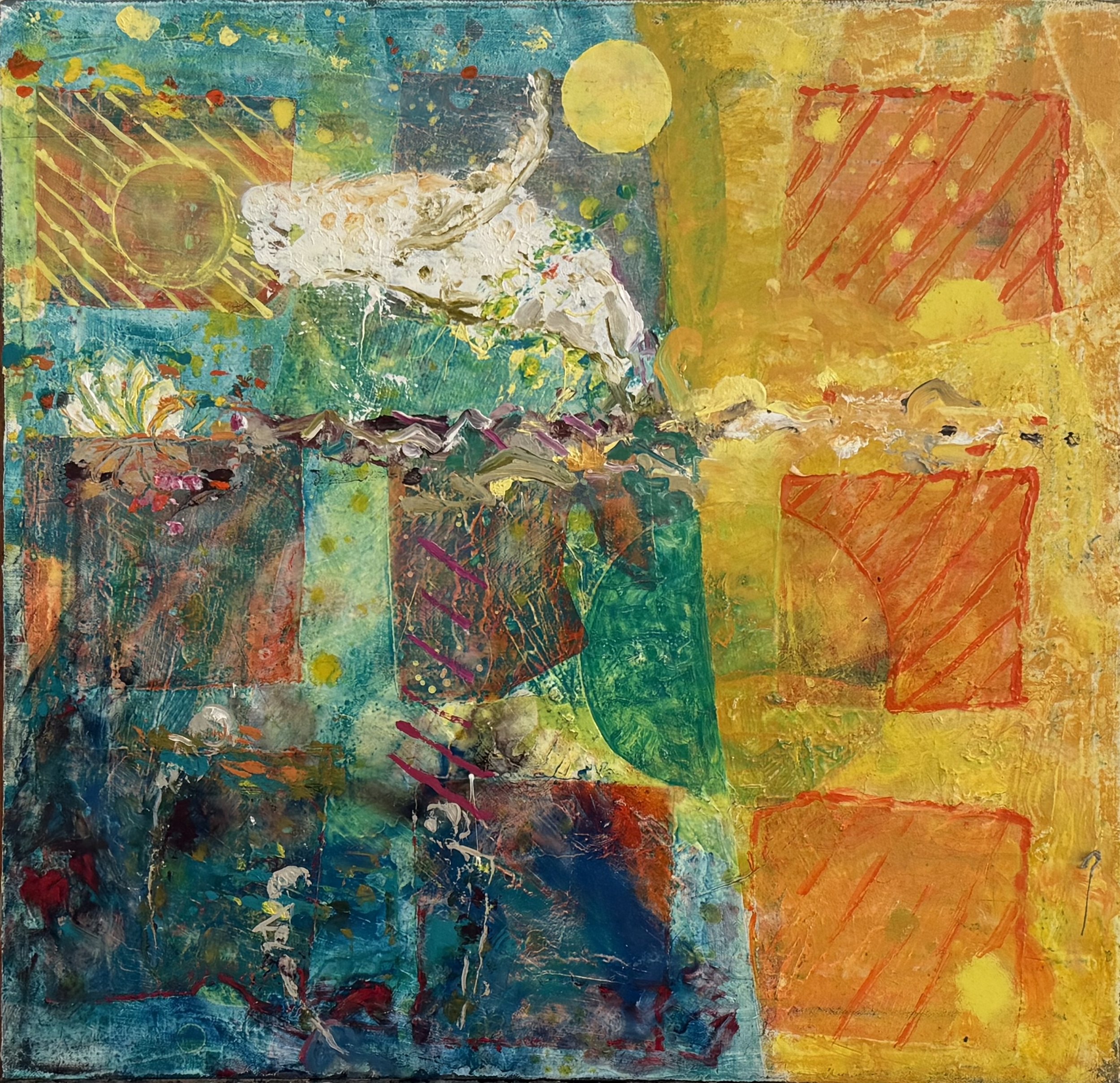 345-Season on the line(2), 22"x23", oil on canvas, 2025