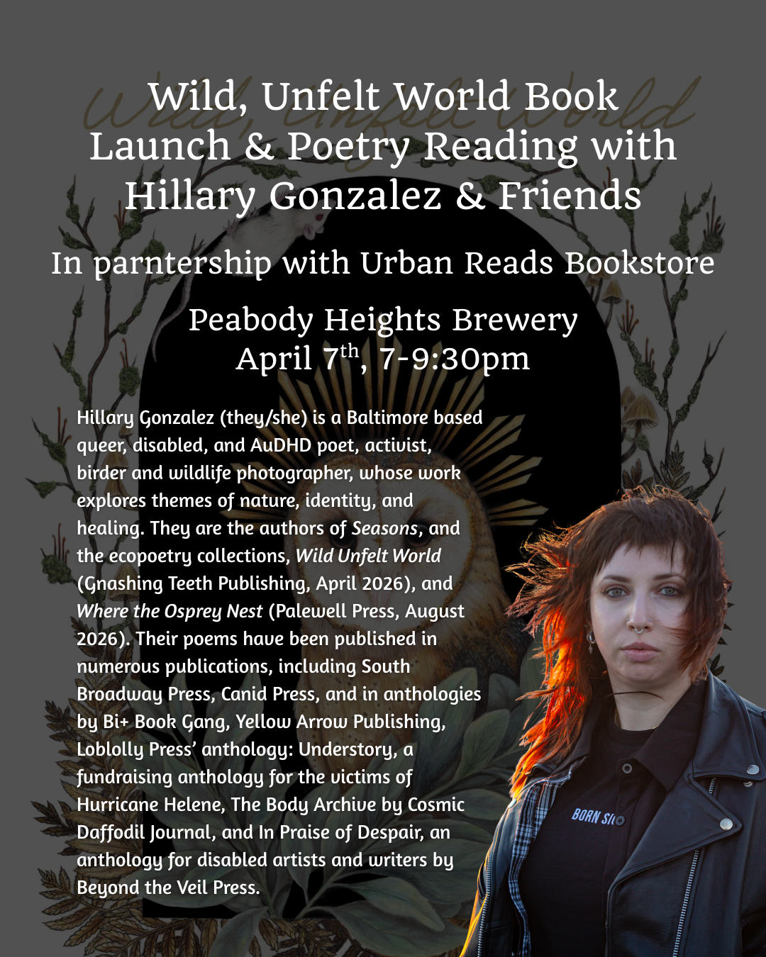 Wild, Unfelt World Launch Book Party