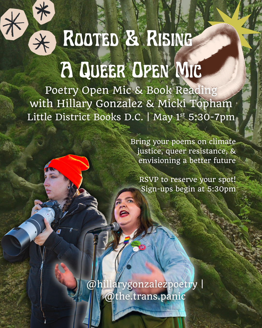 Rooted &amp; Rising Open Mic with Micki Topham