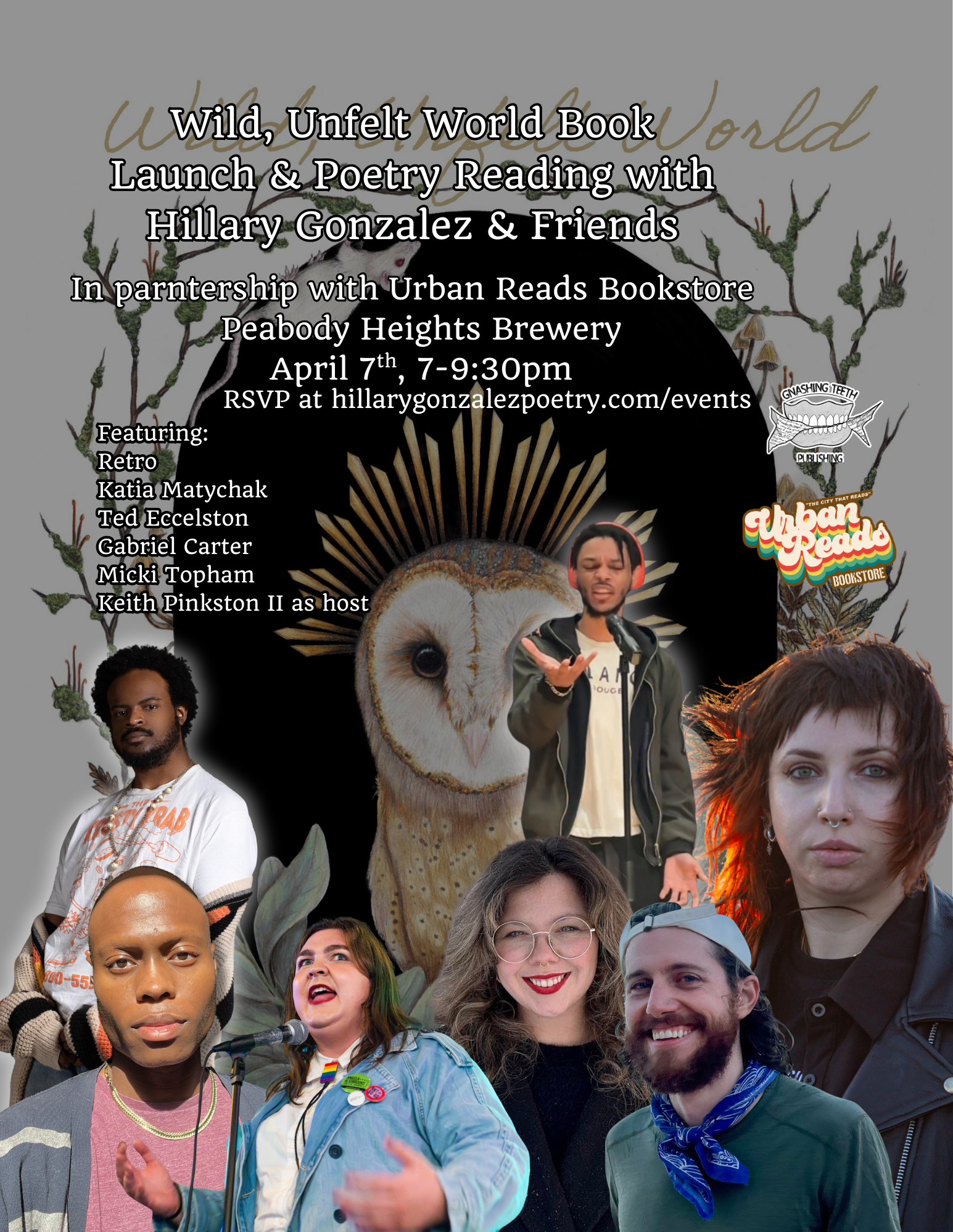 Wild, Unfelt World Launch Book Party