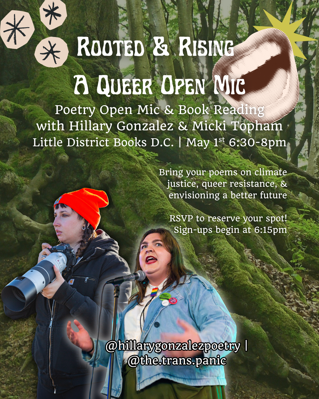 Rooted &amp; Rising Open Mic with Micki Topham