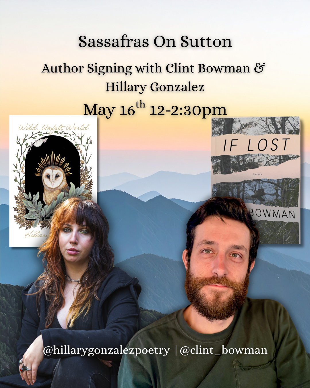 Author Signing With Clint Bowman & Hillary Gonzalez