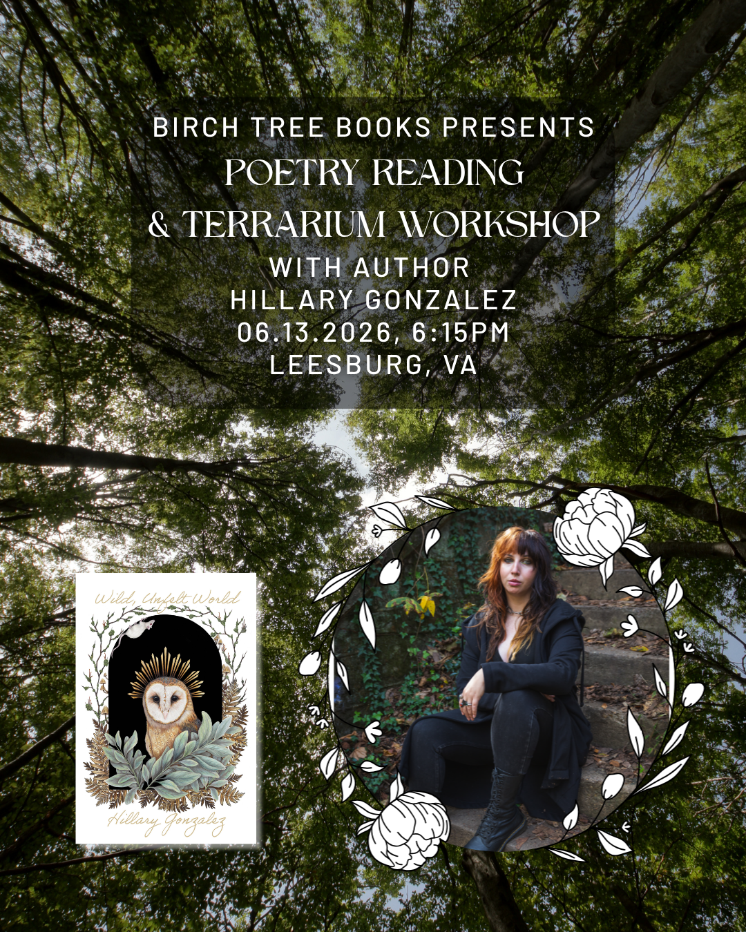 Birch Tree Books Presents: Poetry Reading & Discussion With Author Hillary Gonzalez