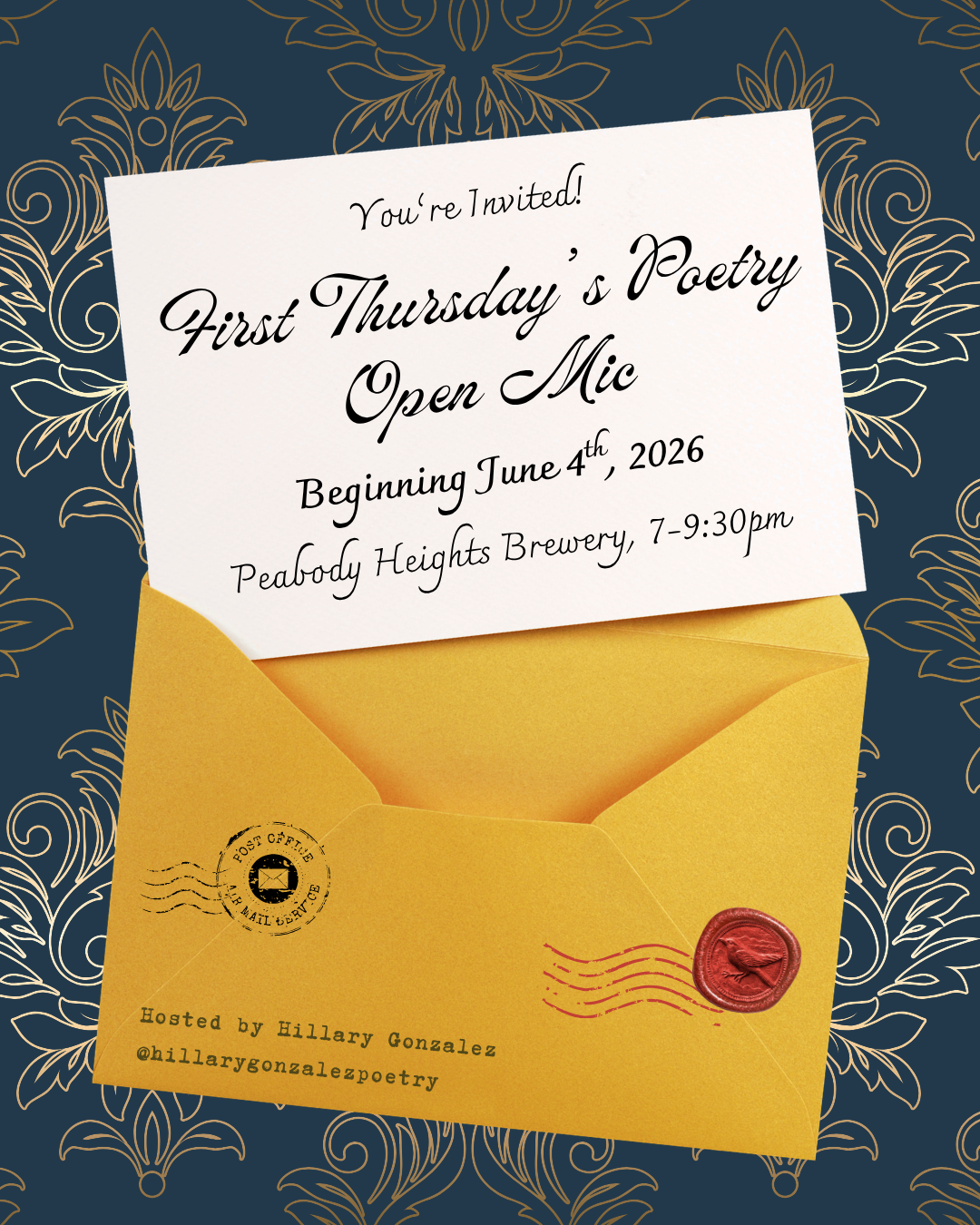 First Thursday's Poetry Open Mic
