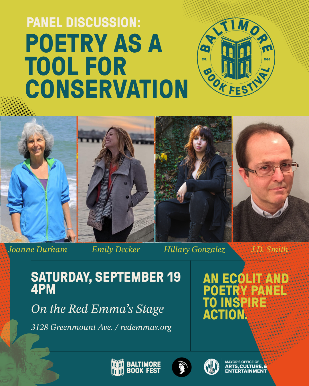 Baltimore Book Festival Eco-Poetry Festival