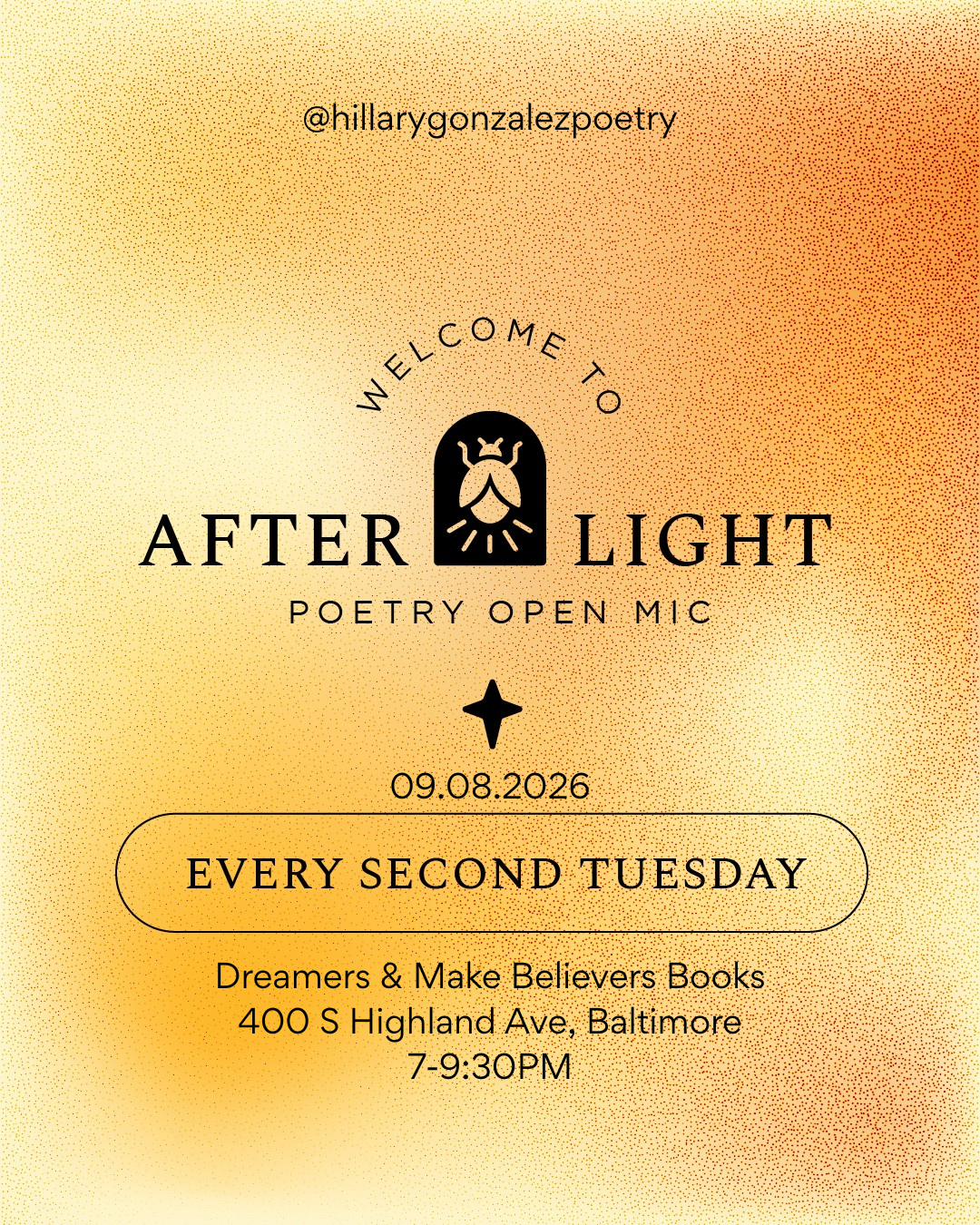 Afterlight Poetry Open Mic