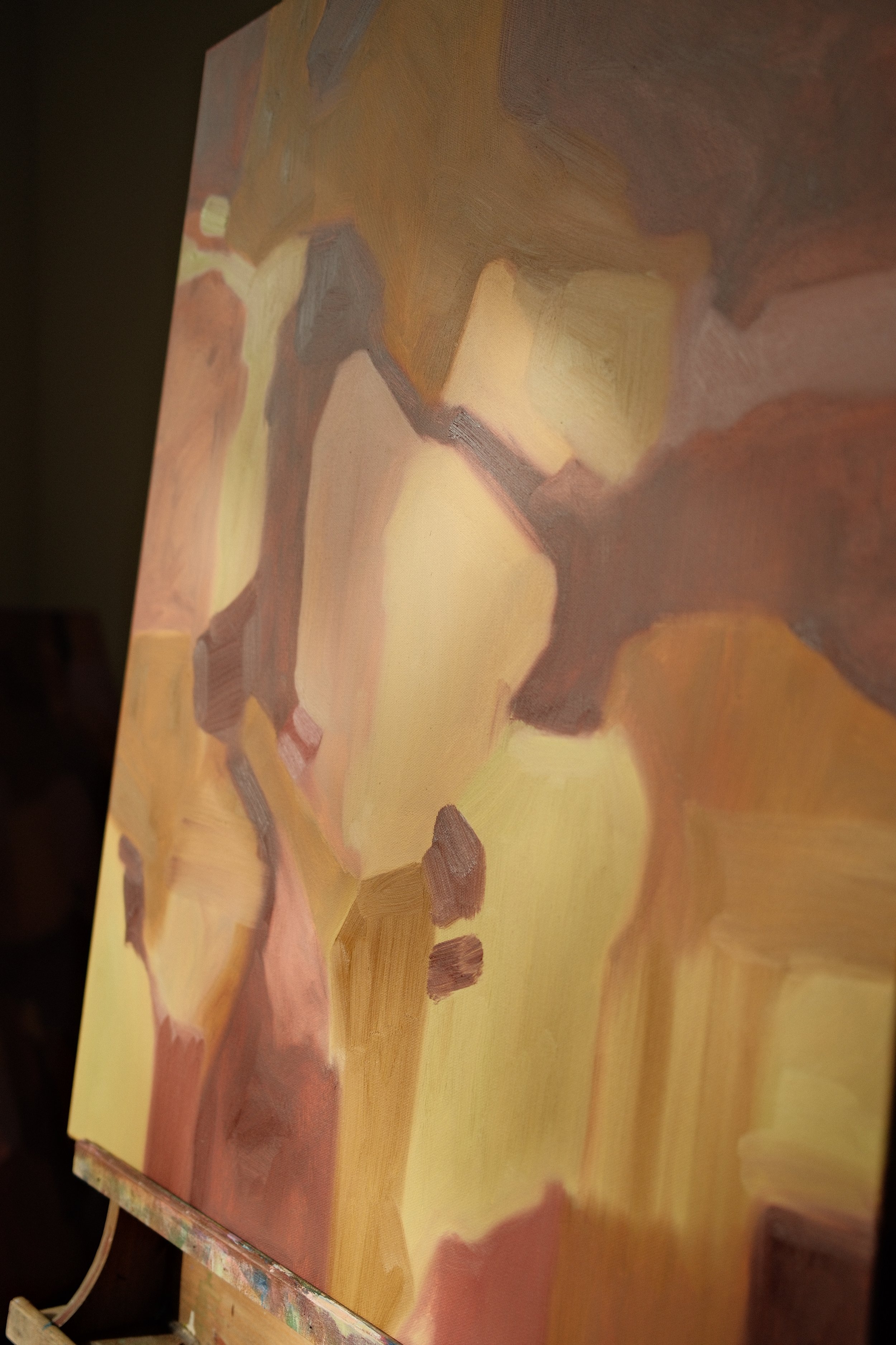 " The Moon's Tether "
24" x 30"
Oil on canvas