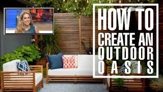 Emily Mackie from Inspired Interiors on Fox 32: How to Create an Outdoor Oasis
