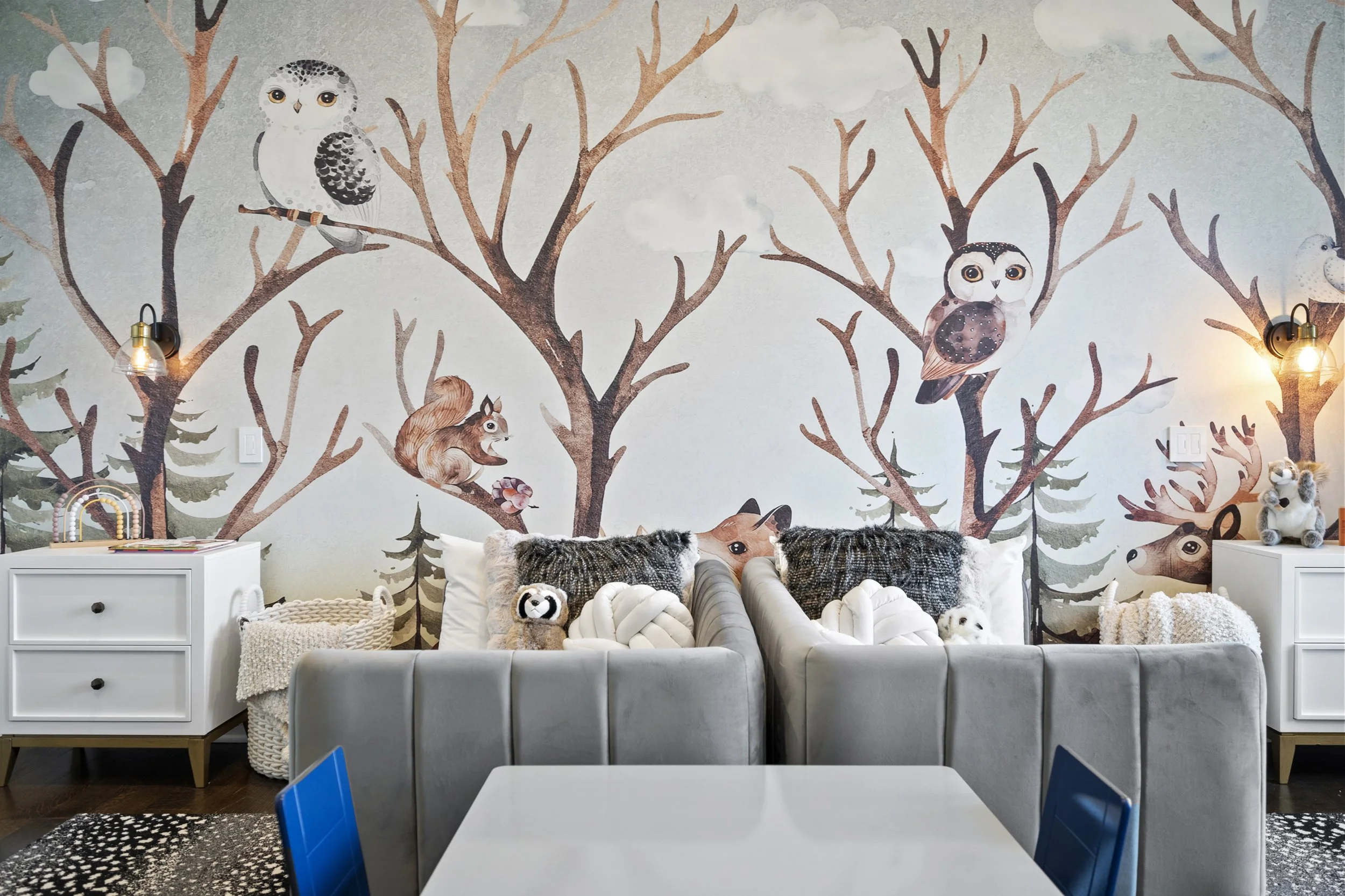 Winnetka Contemporary Luxury Home - Childs Bedroom - Inspired Interiors.jpg