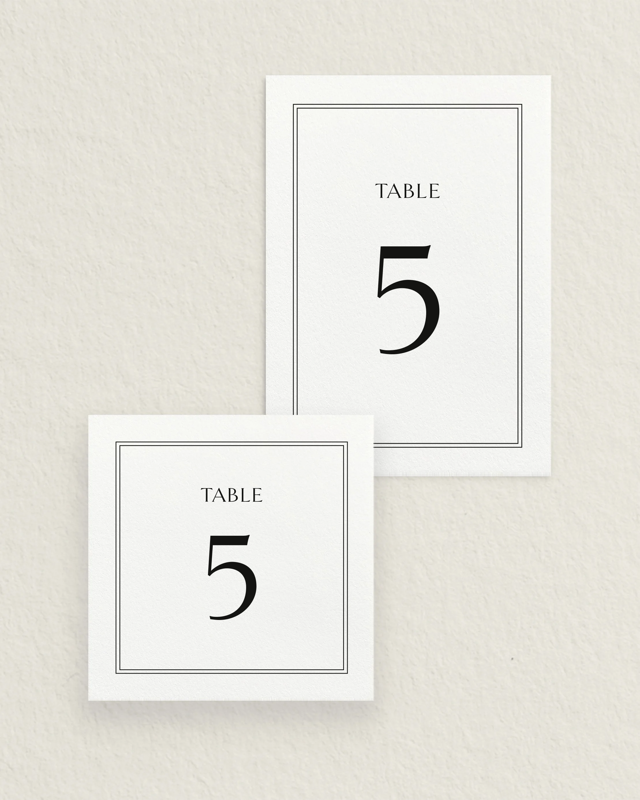 Chelsea Wedding Table Numbers