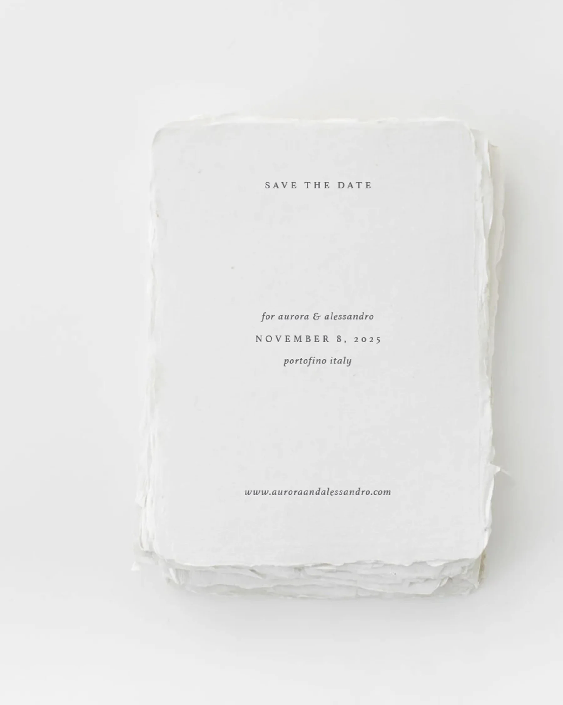 Aurora Minimalist Save the Dates