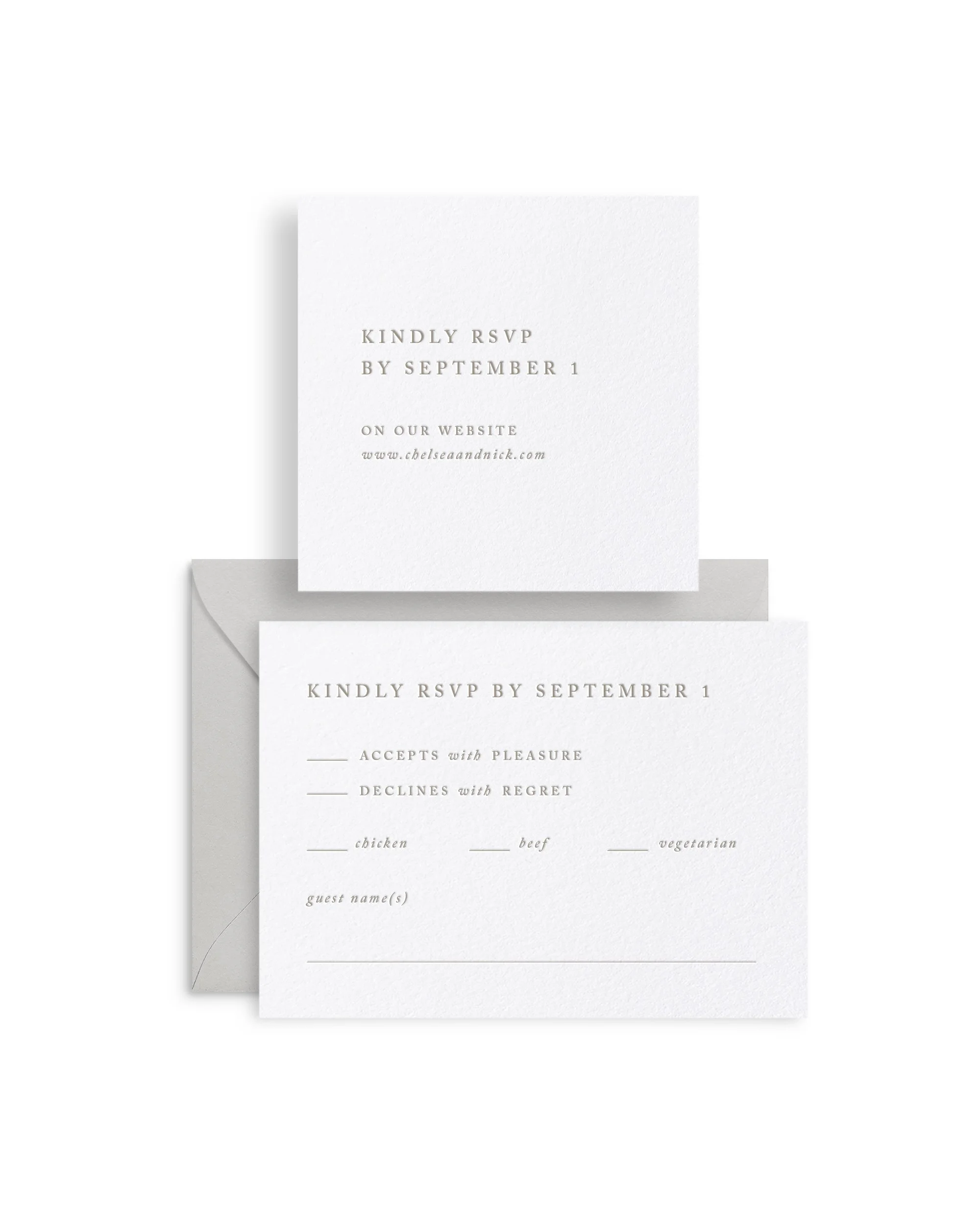 Chelsea Collection - Reply Cards