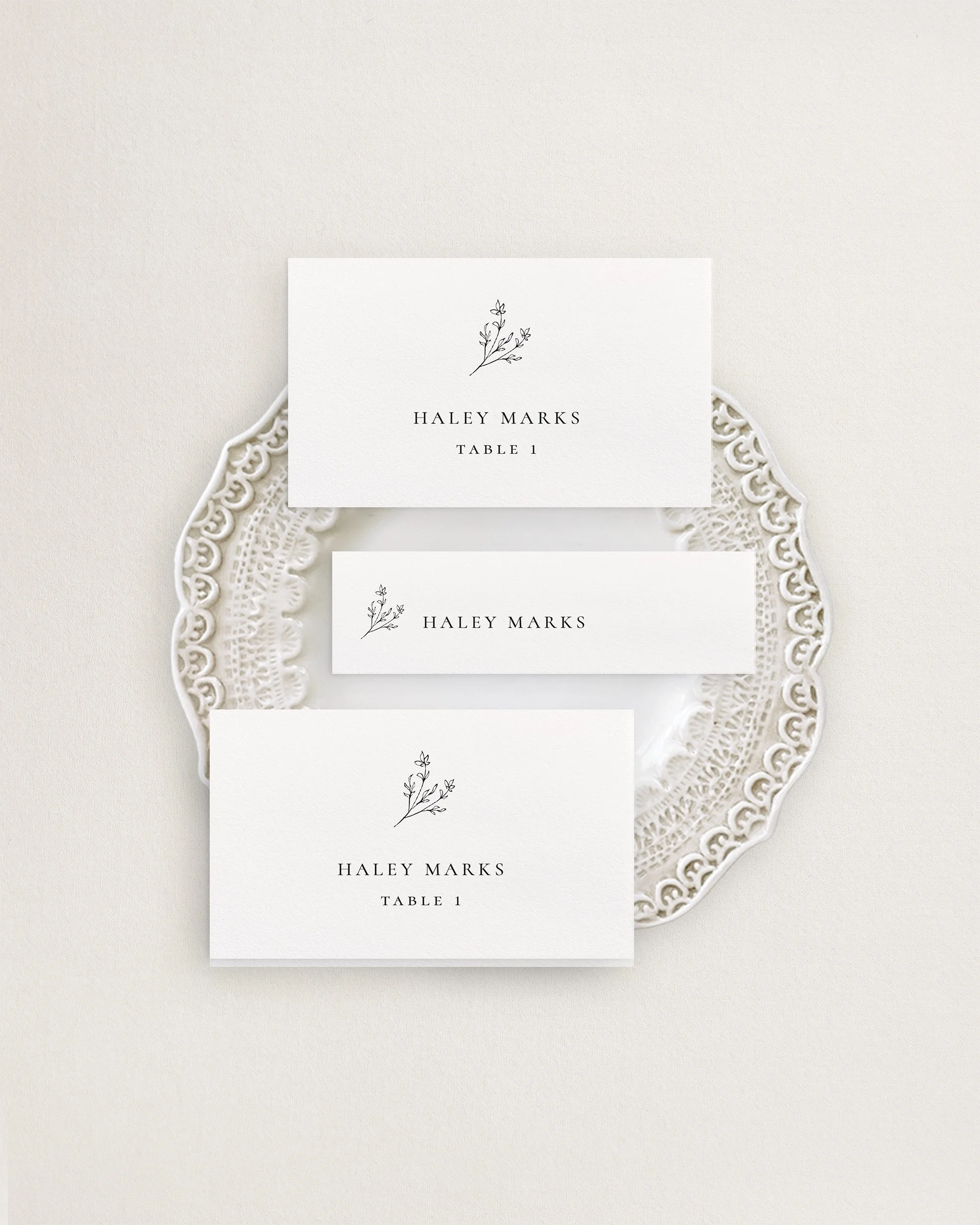 Piper Place & Escort Cards