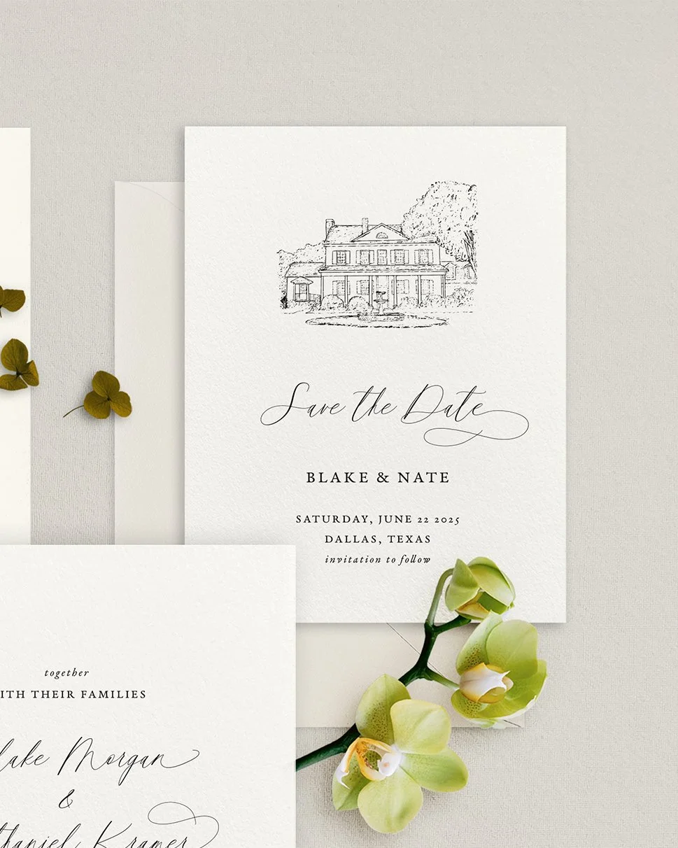 Blake Classic Traditional Wedding Save the Dates.jpg