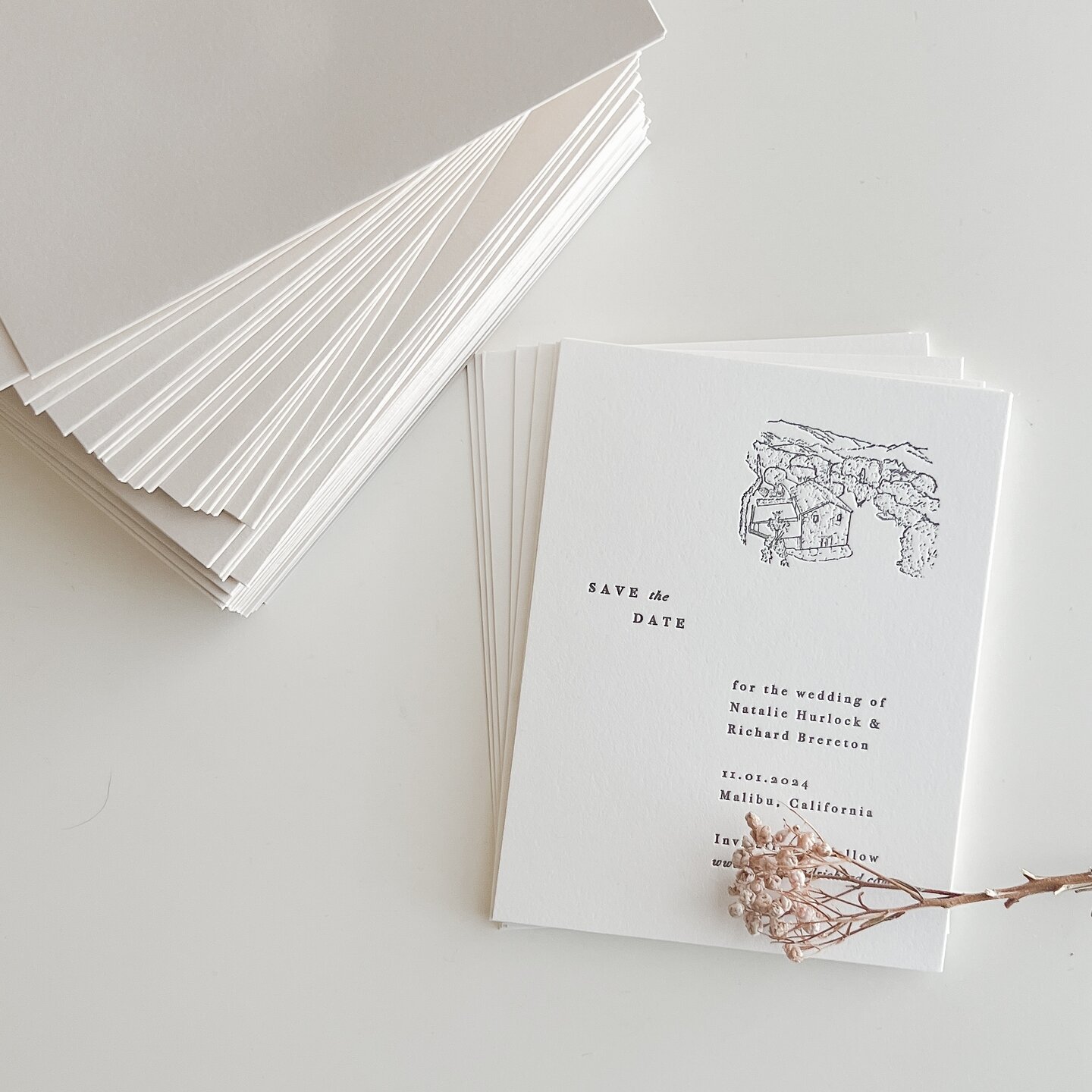 Beautiful custom illustrations are just the personal touch you need for your stationery!