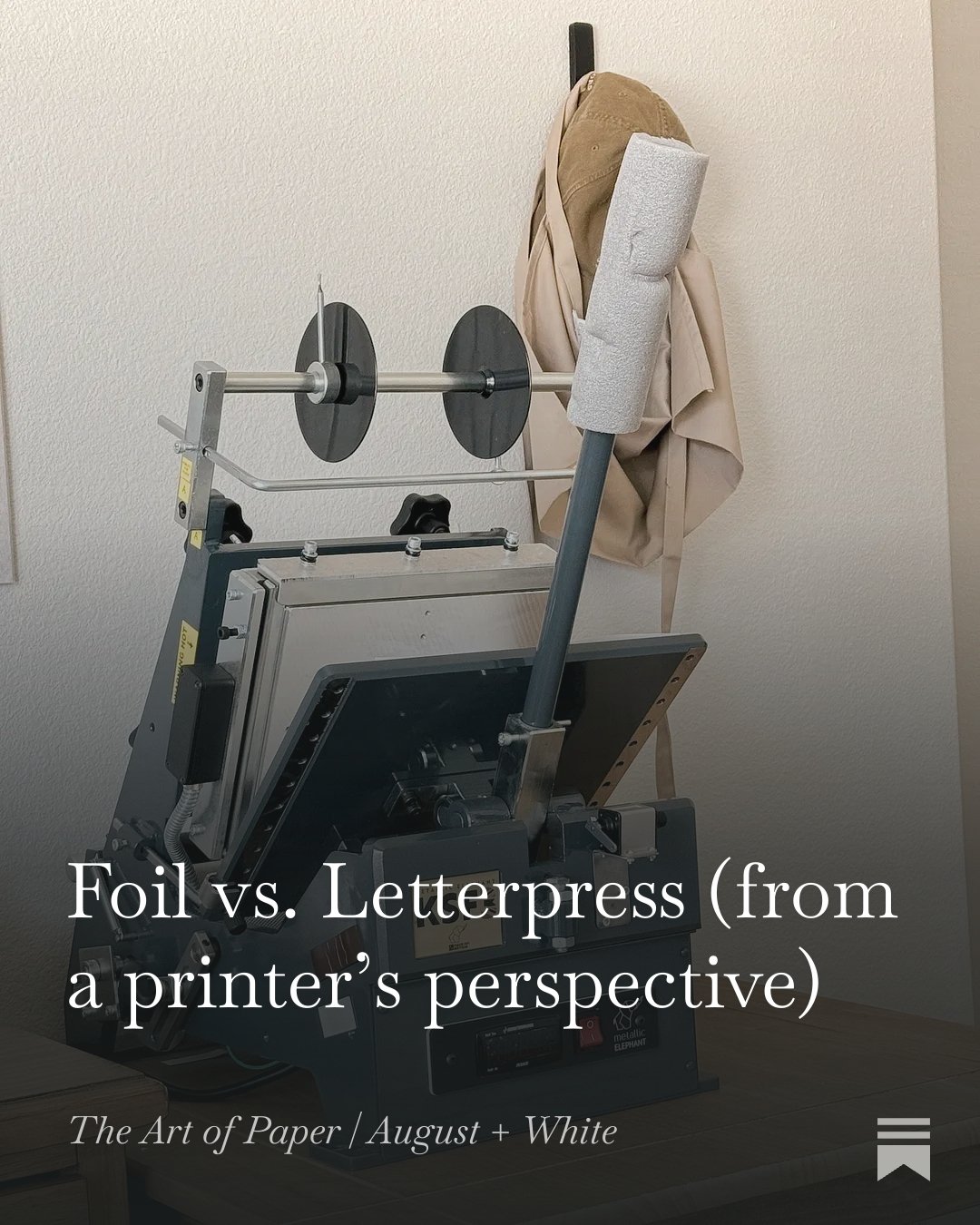New post drop on Substack ... getting very real with those who've been in the industry less than 10 years. Pioneers, "grandmas" (love this @designbylaney), yup that's us. Old lady status = activated. :)

Letterpress printing | foil printing