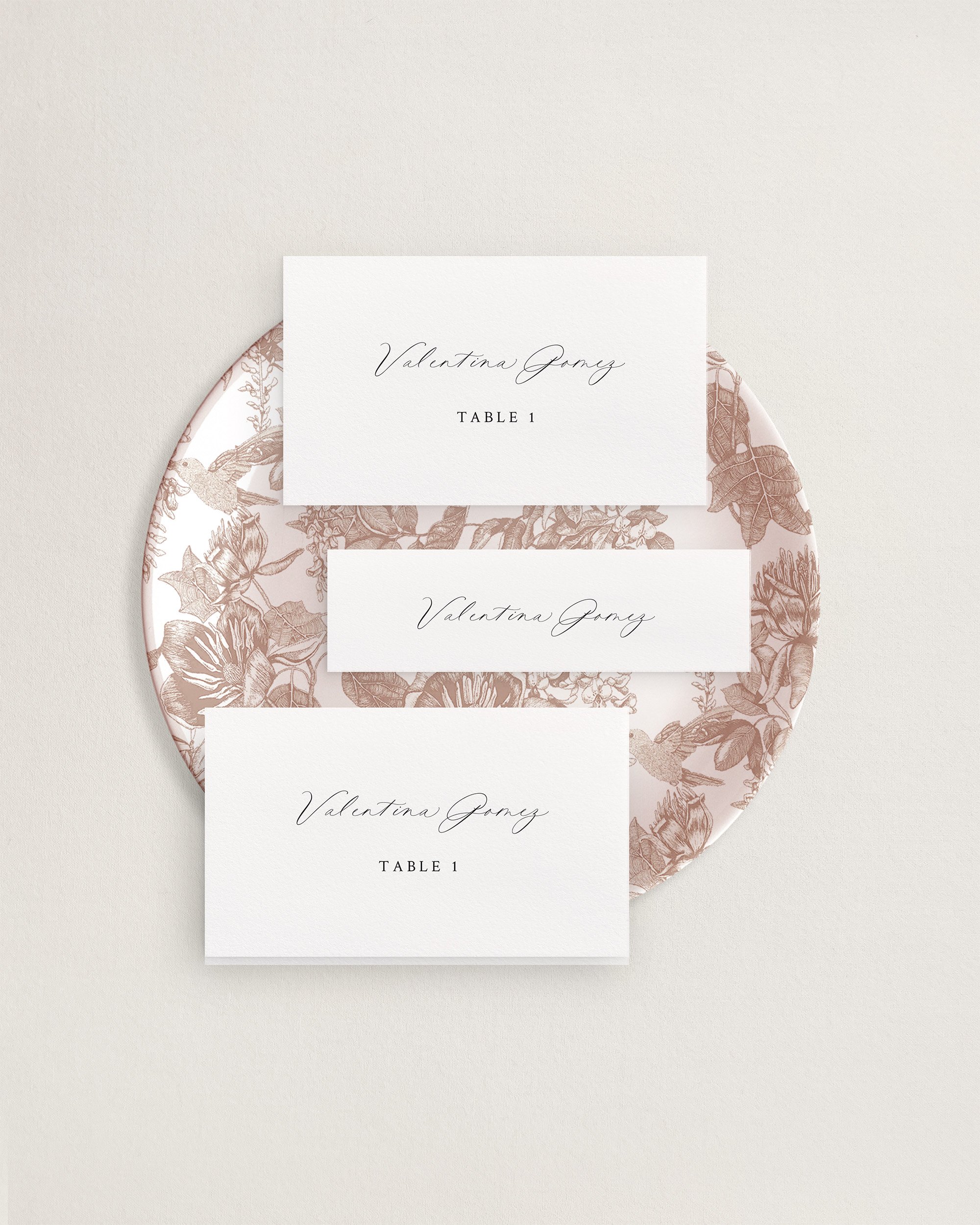 Valentina Place & Escort Cards