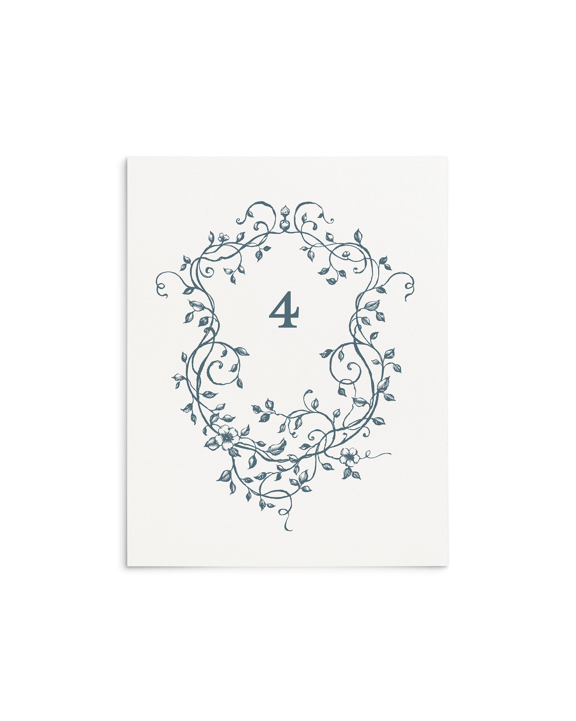 Olivia Wedding Table Numbers