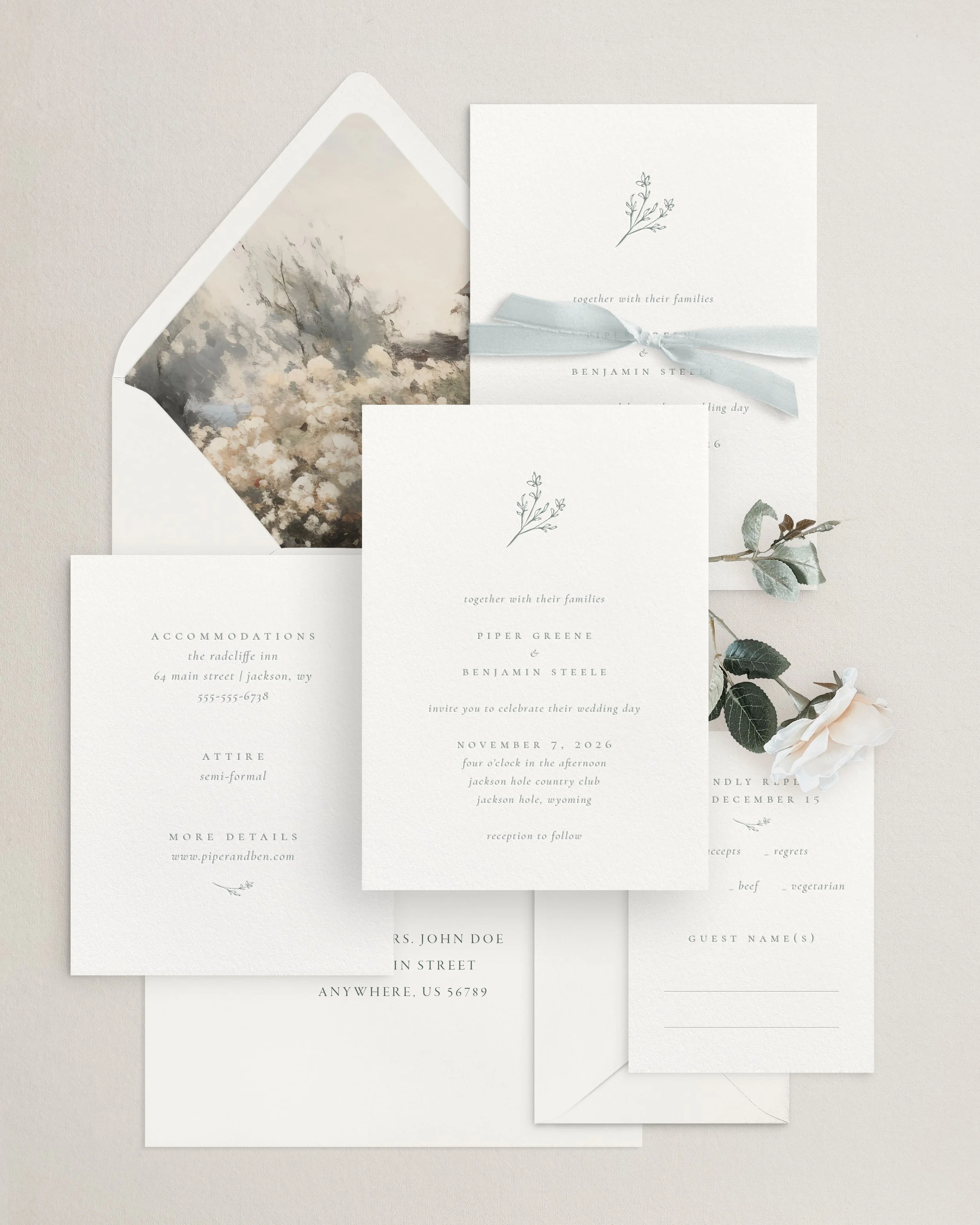 Piper Wedding Invitations