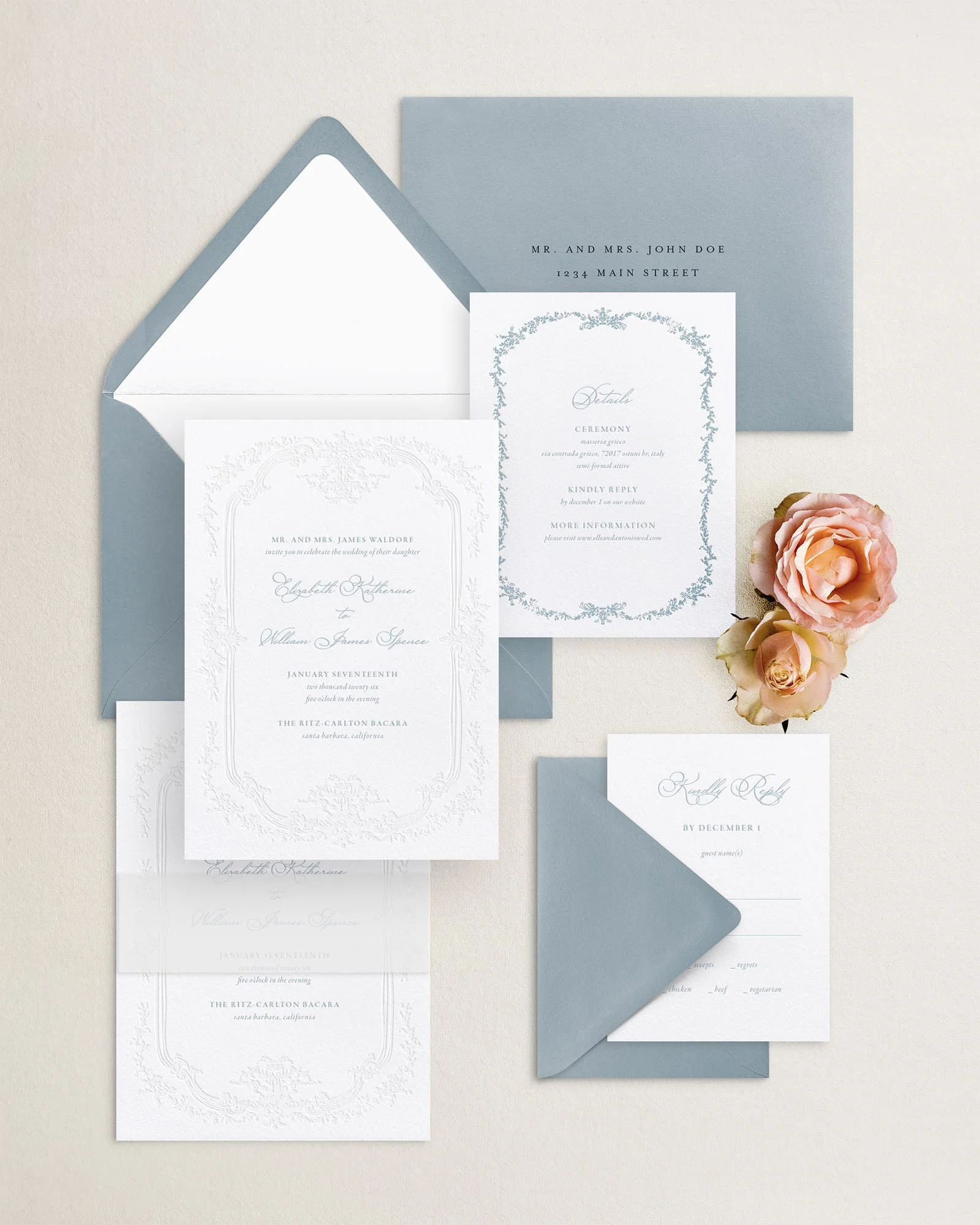 Elizabeth Letterpress Wedding Invitations French Blue.jpg