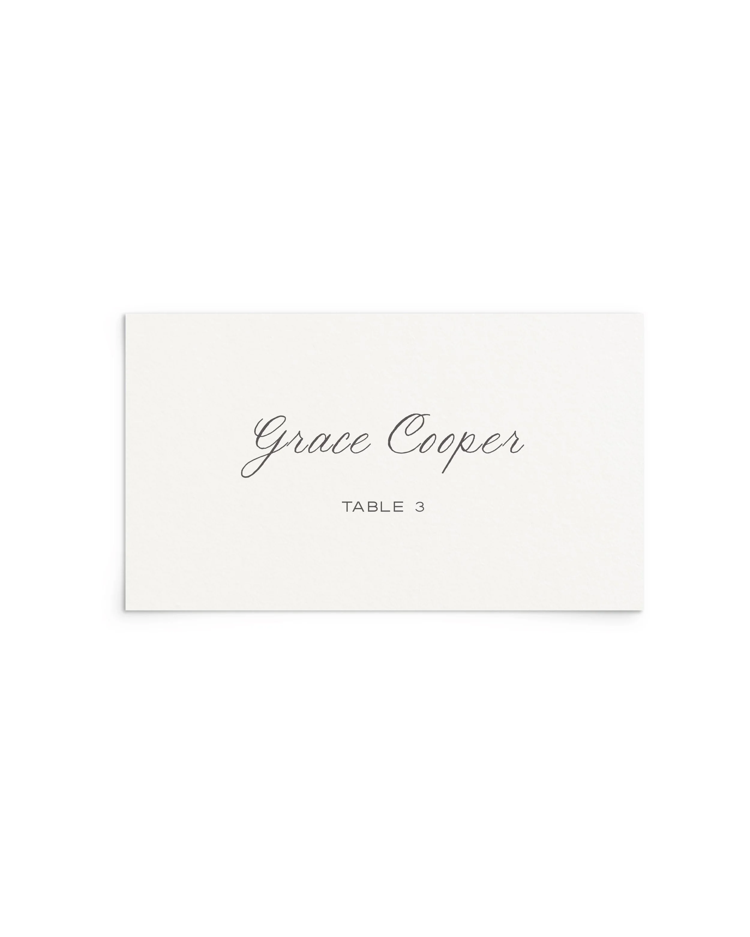 Grace Escort Cards