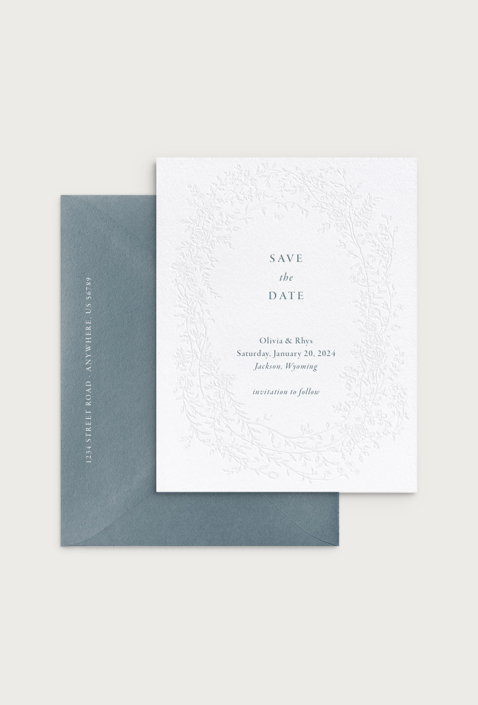 Olivia Letterpress Save the Dates