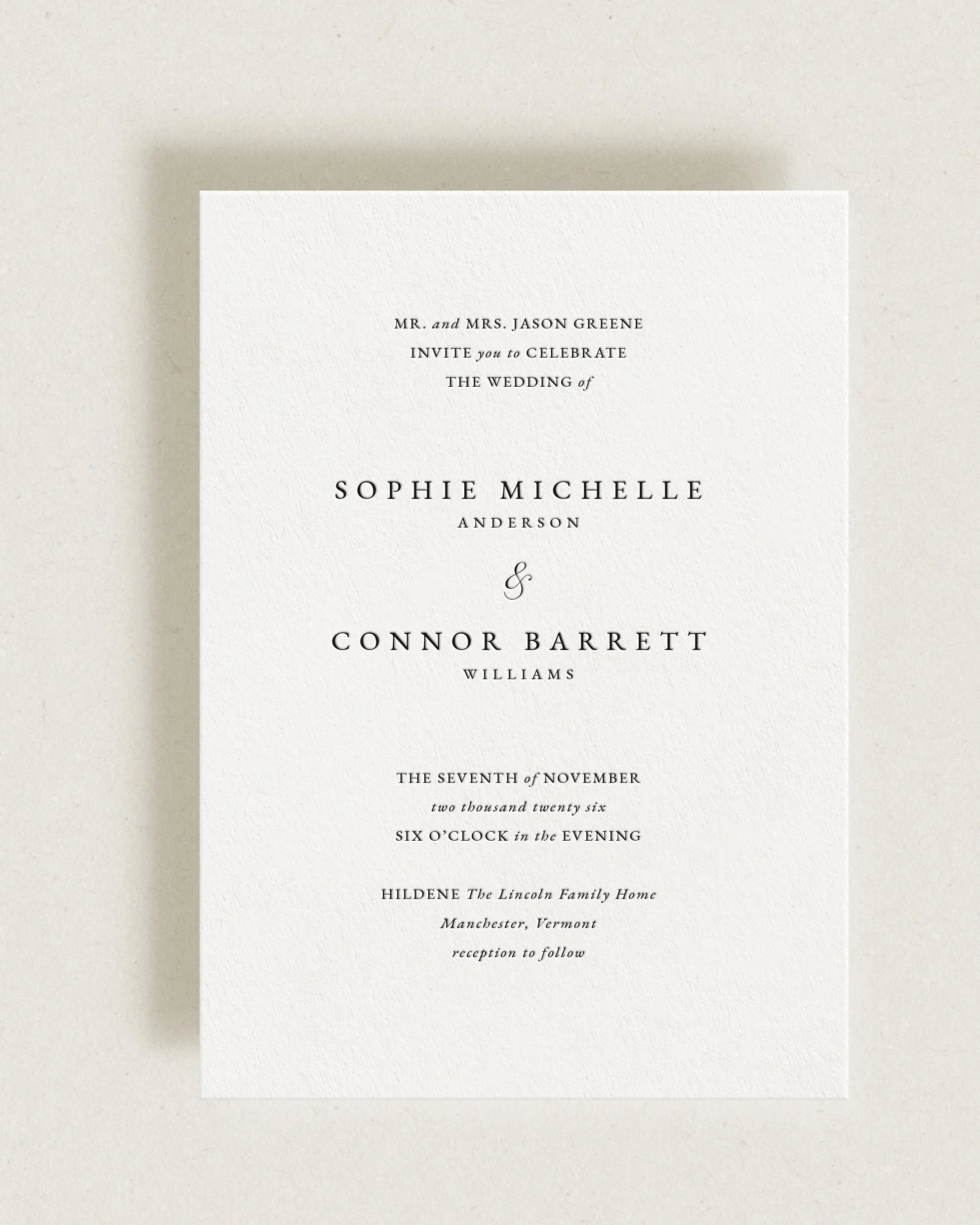 Belvedere Invitations