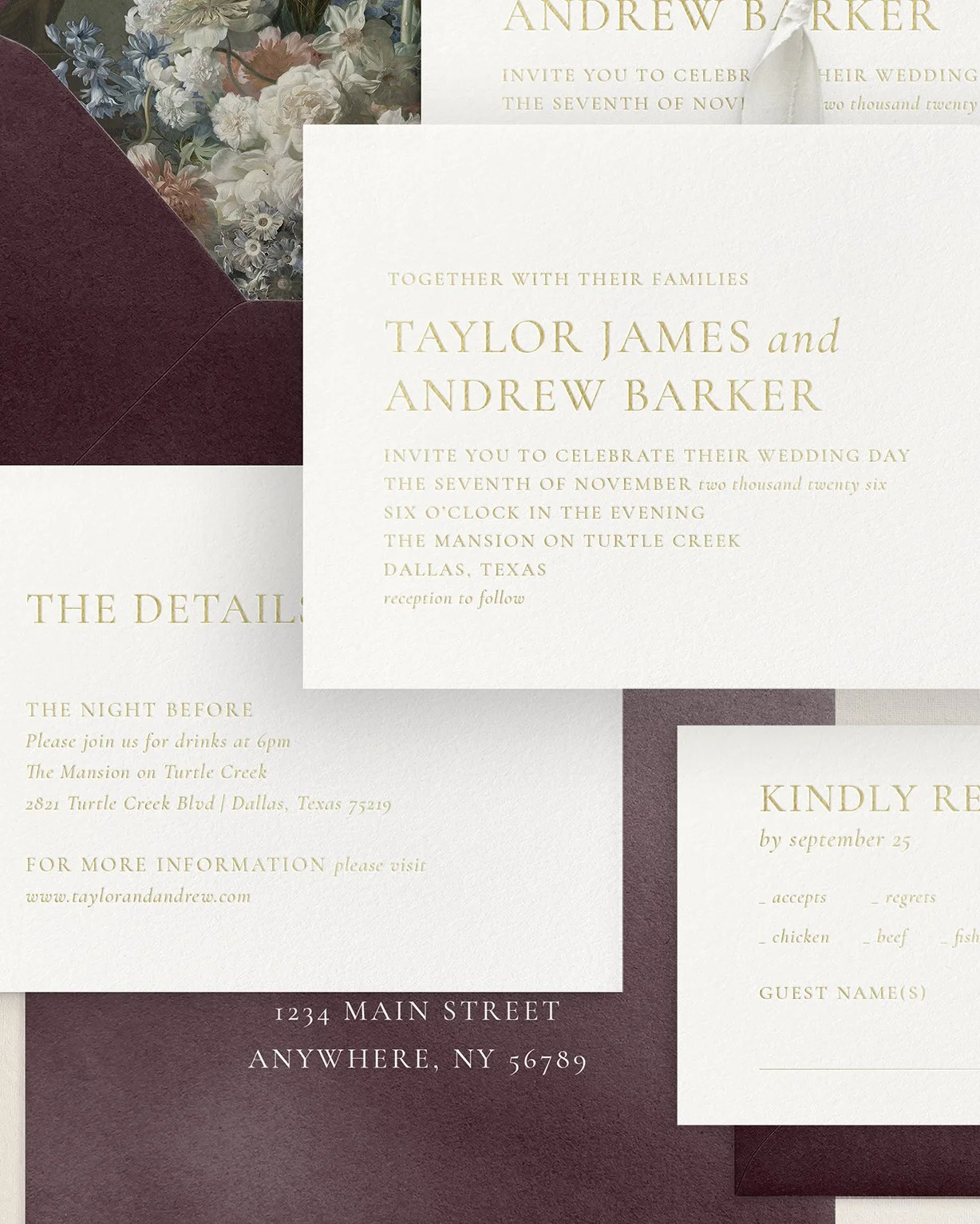 Taylor Gold Foil Wedding Invitations 2.jpg