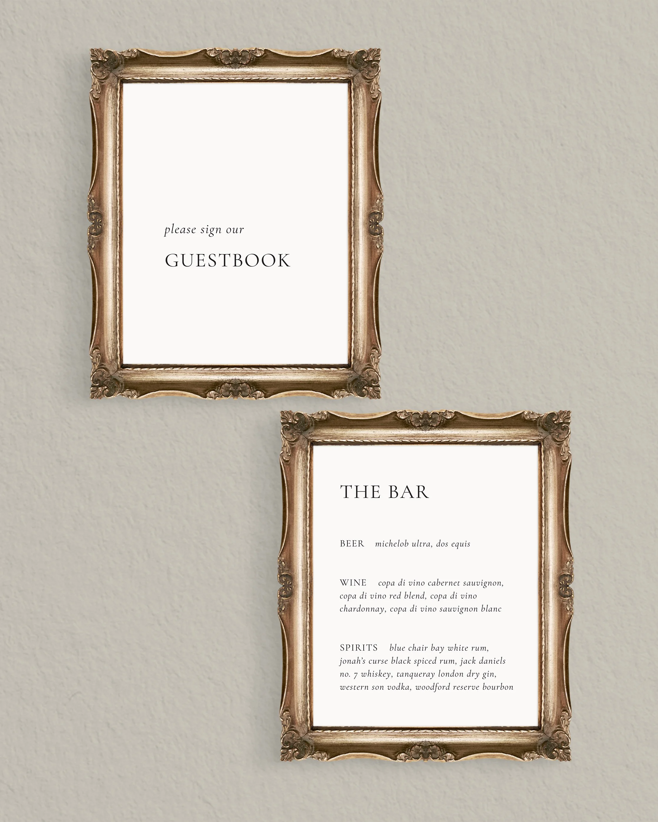 Taylor Wedding Signage