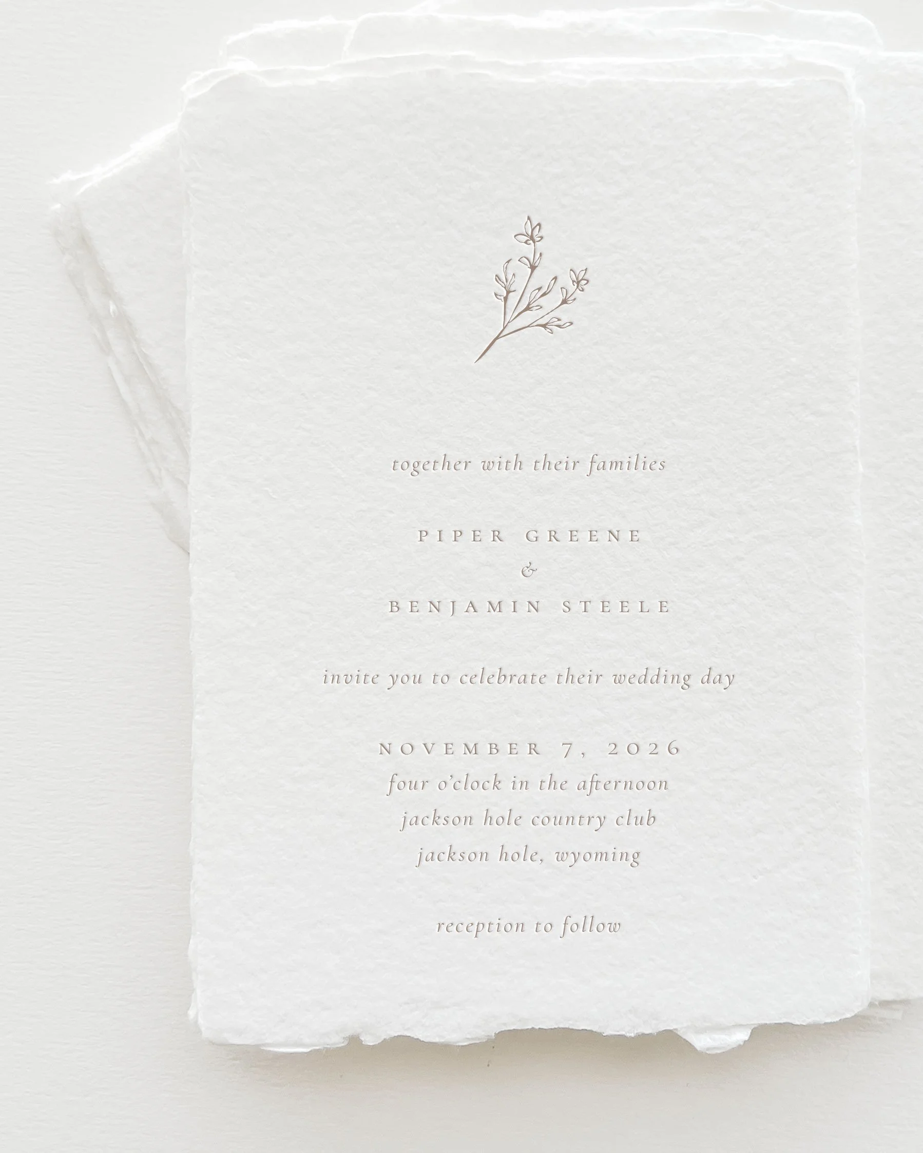 Piper Wedding Invitations