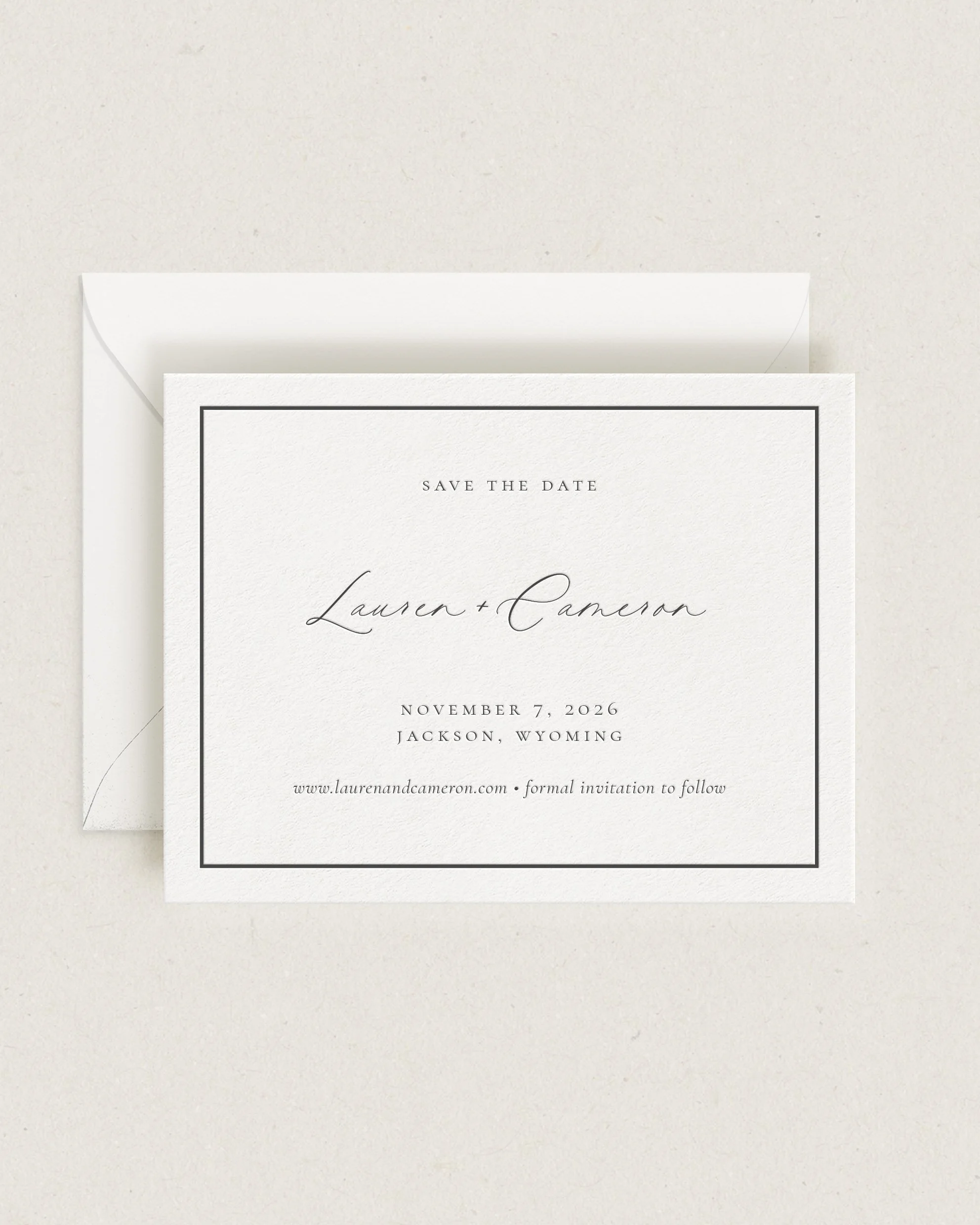 Maison Save the Dates