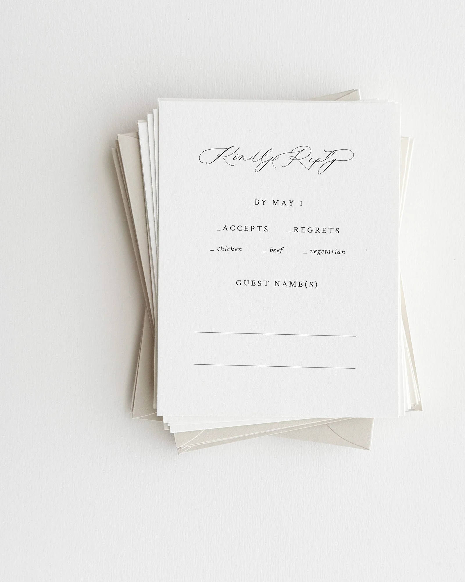 Valentina Reply Cards