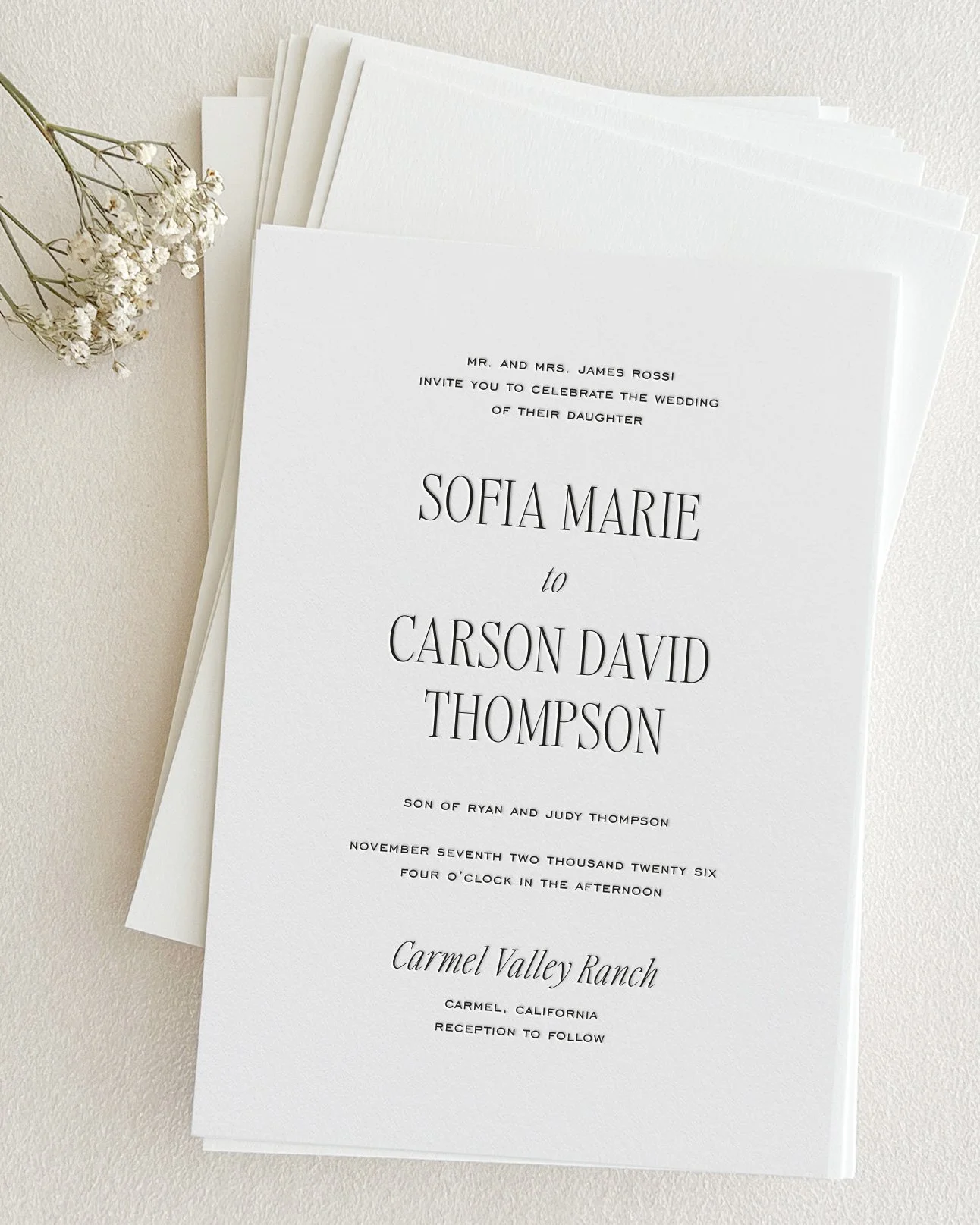 Sofia Wedding Invitations