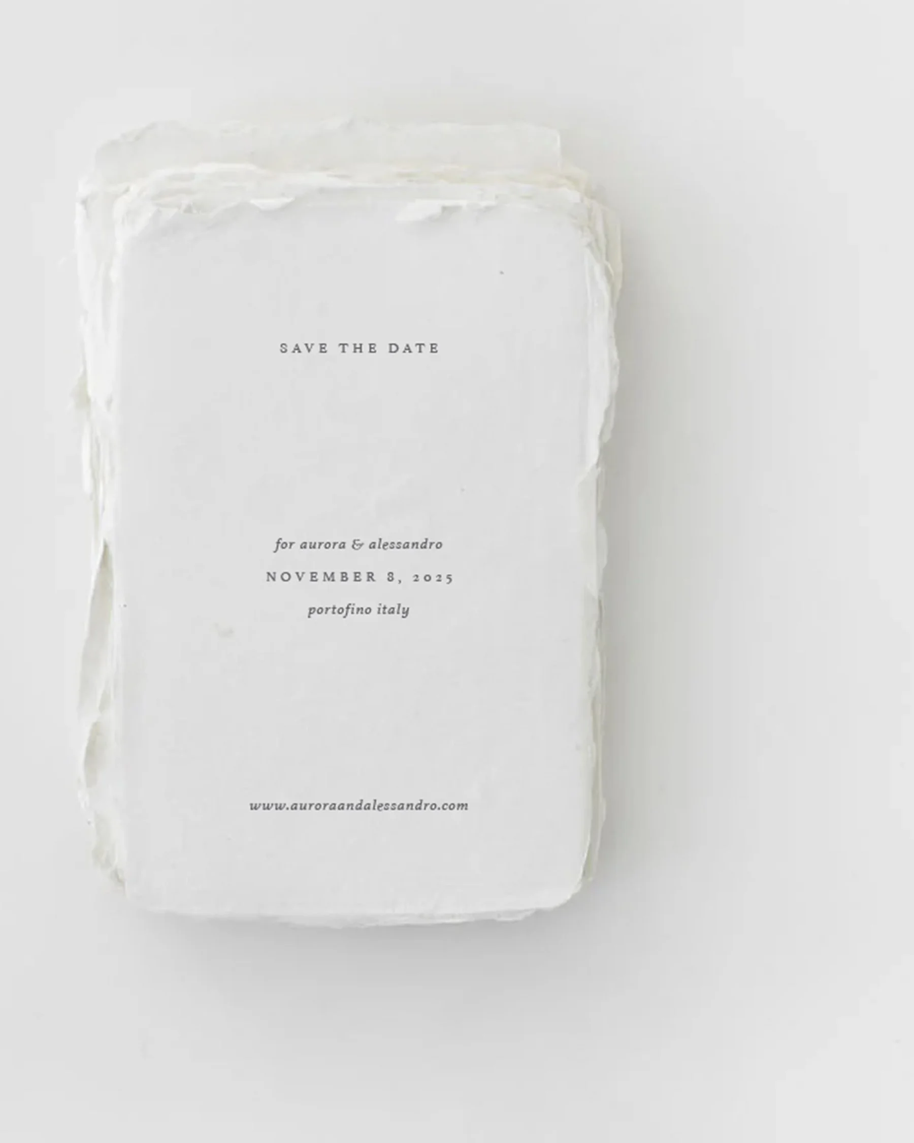 Aurora Minimalist Save the Dates