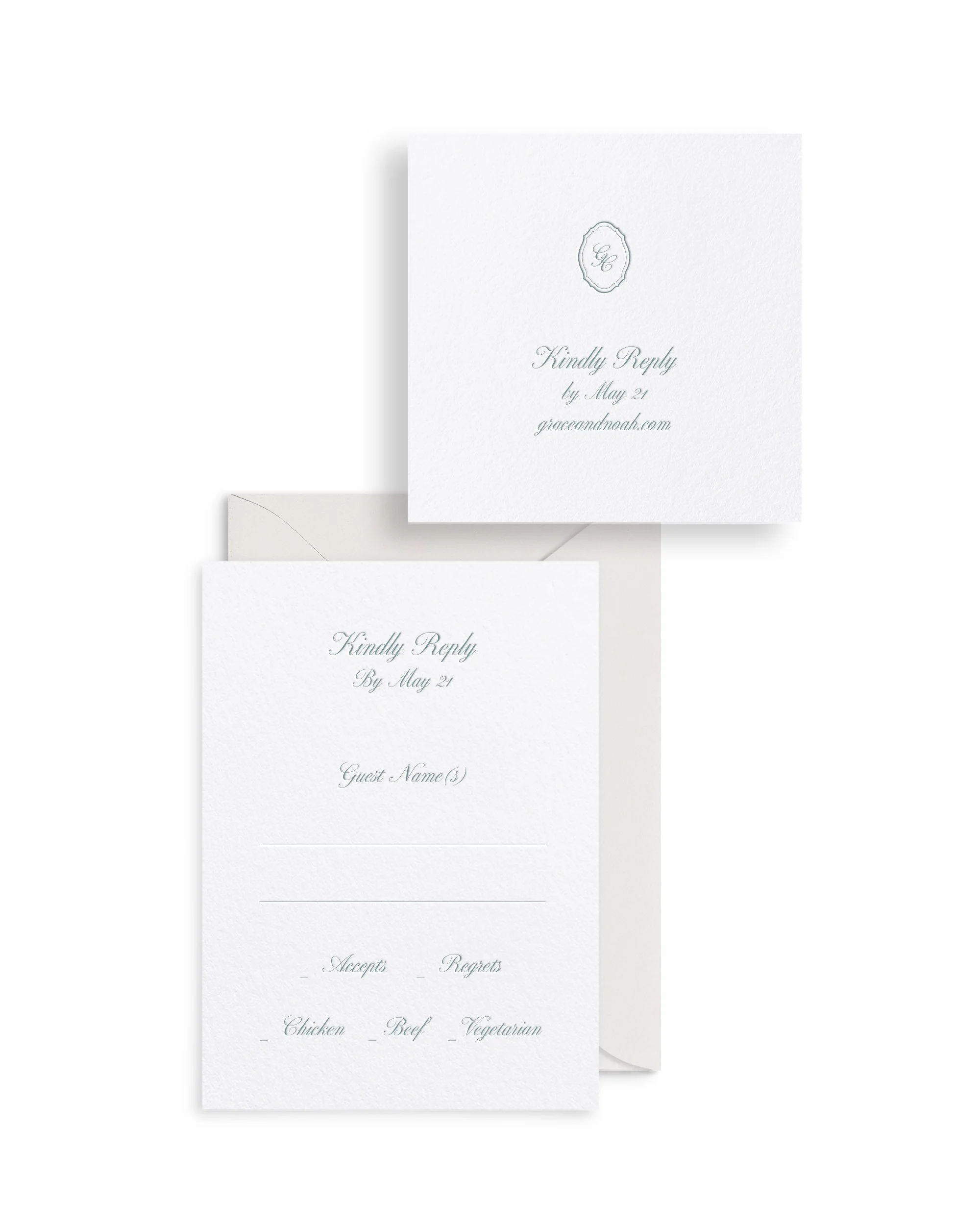 Grace Collection - Reply Cards